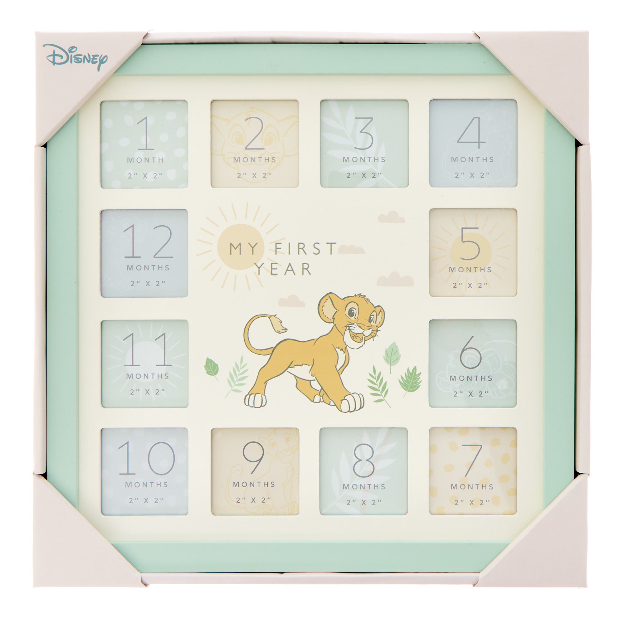 Disney Lion King Simba My First Year Record Photo Frame