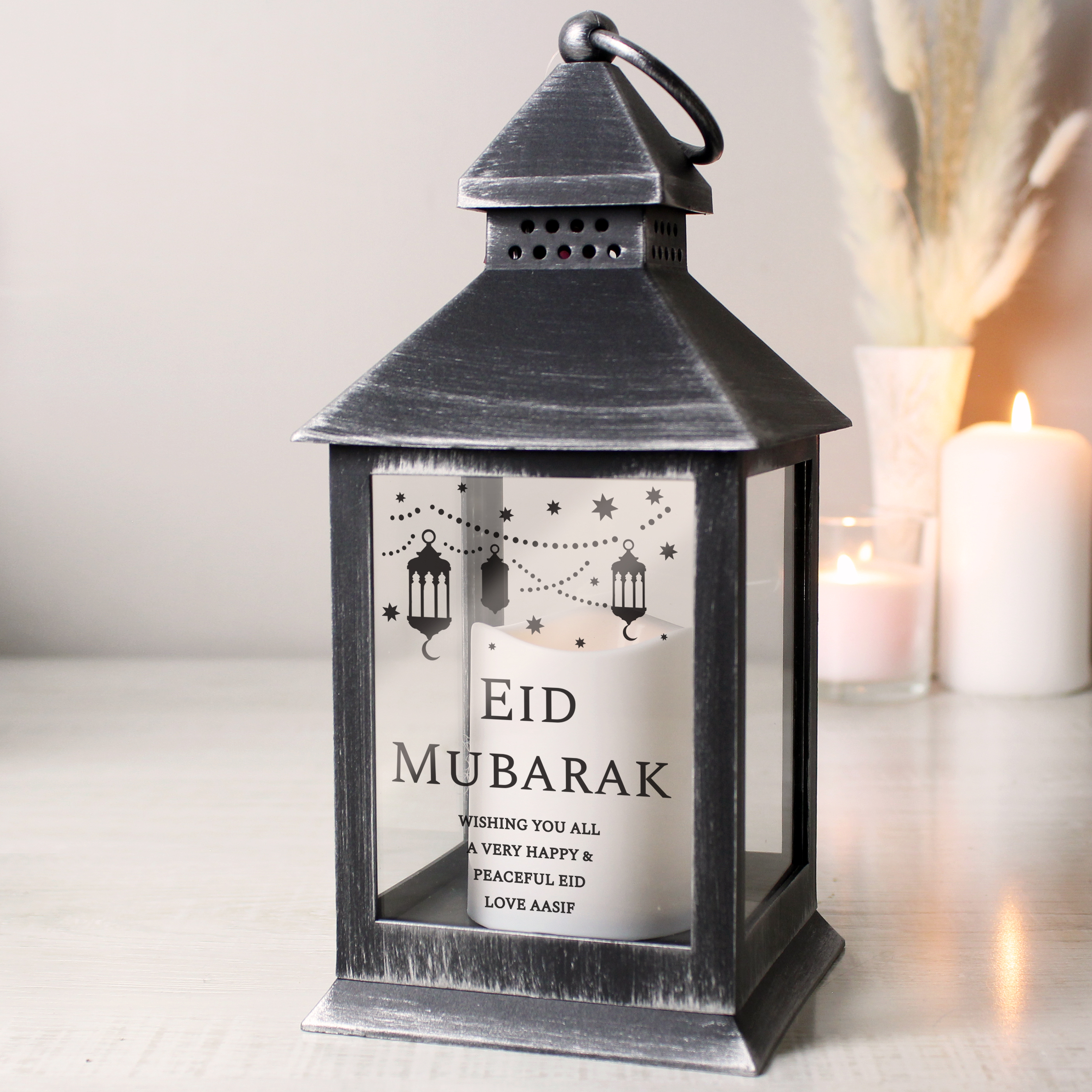 ramadan lantern black