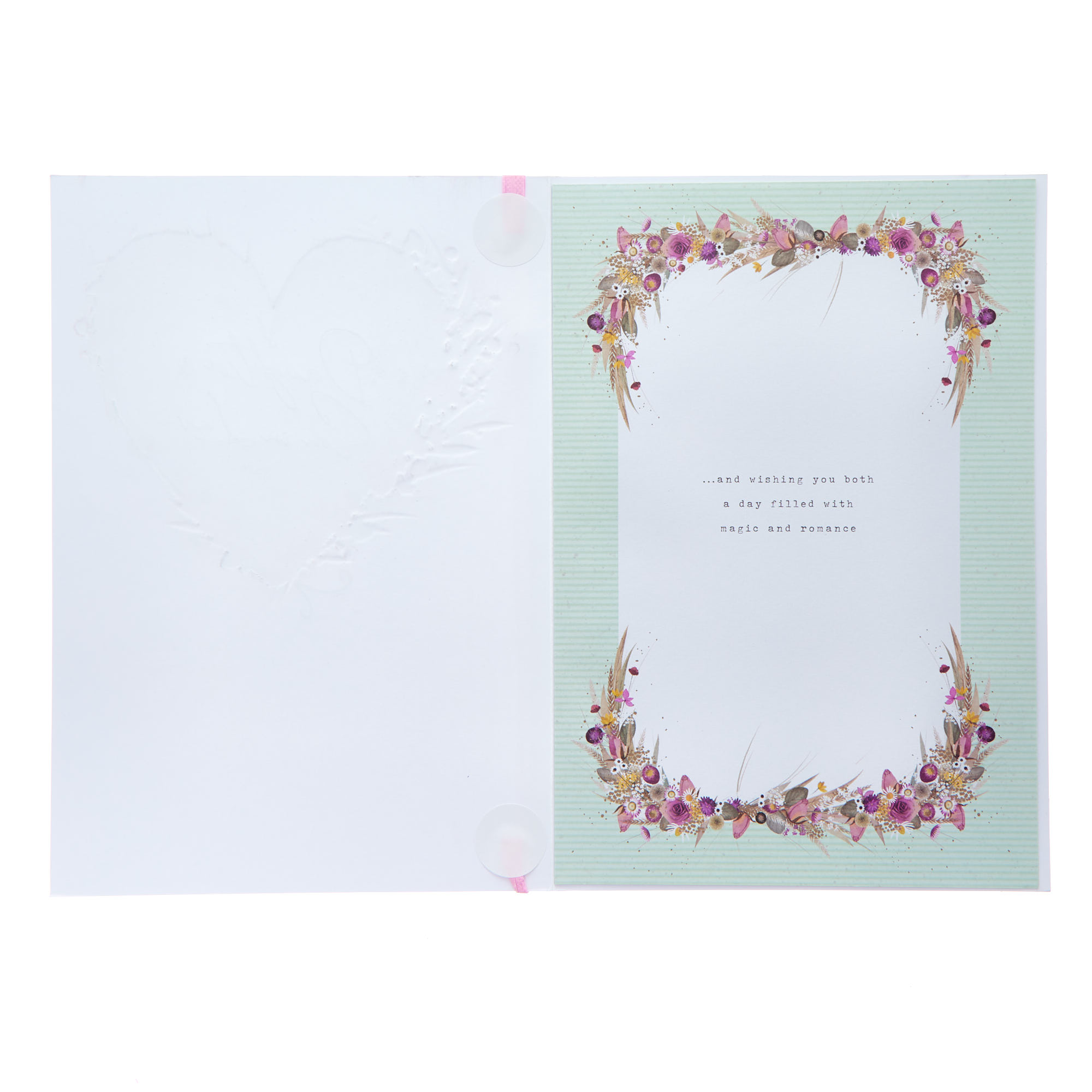 Daughter & Son In Law Warmest Congratulations Wedding Anniversary Card