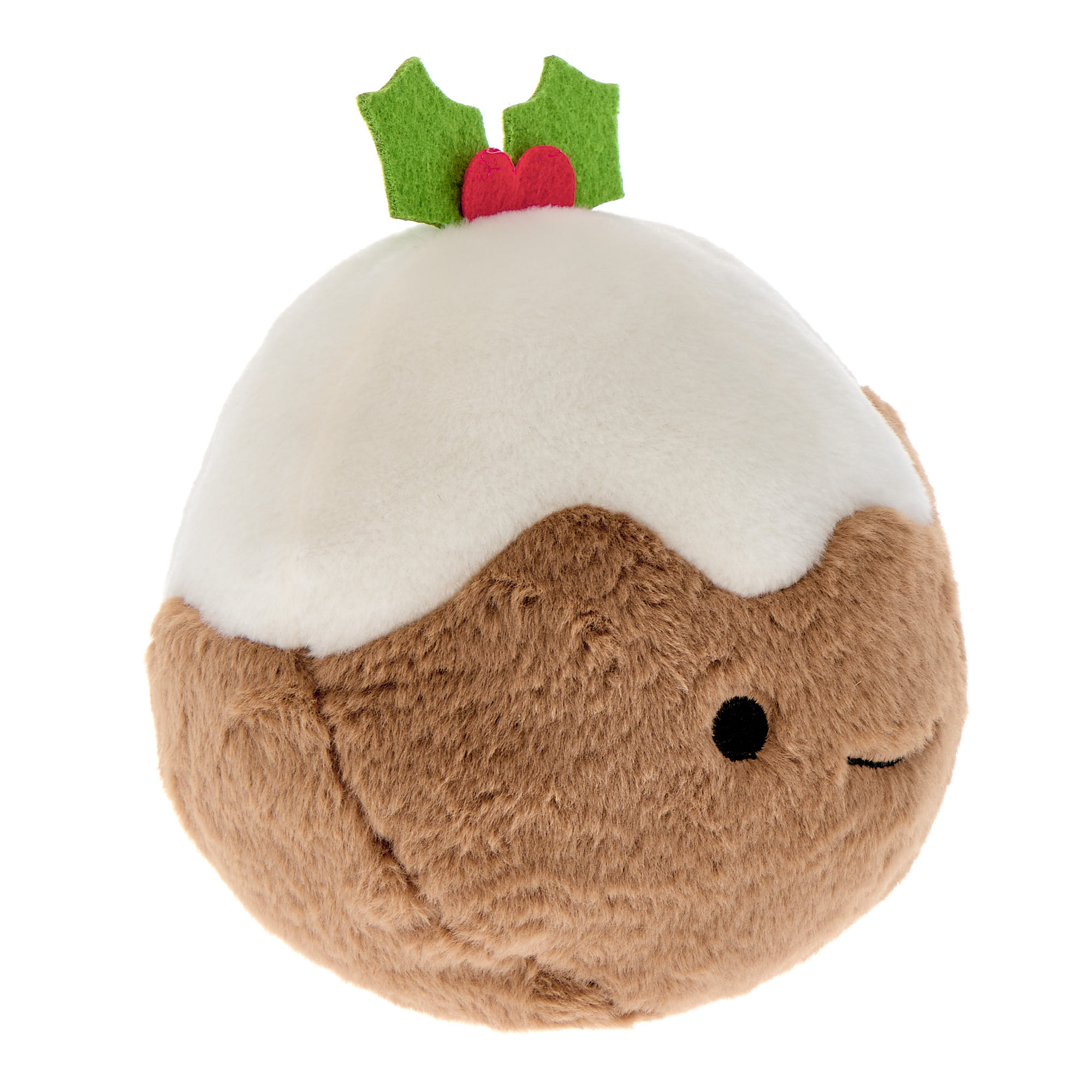 Small Christmas Pudding Soft Toy 