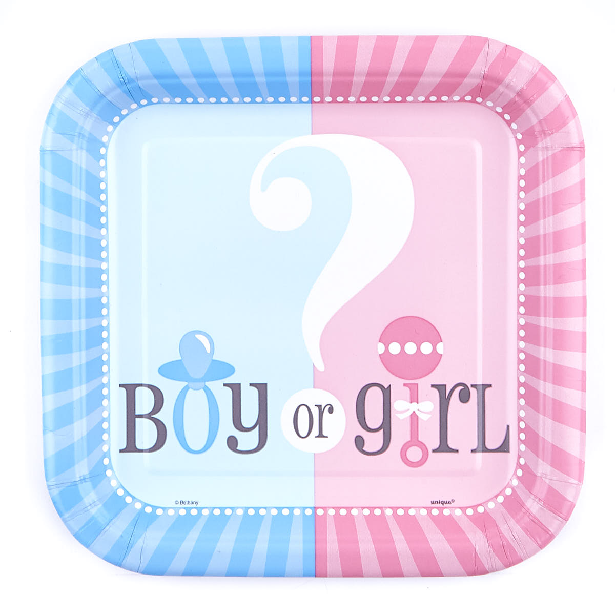 Gender Reveal Party Tableware Bundle - 16 Guests