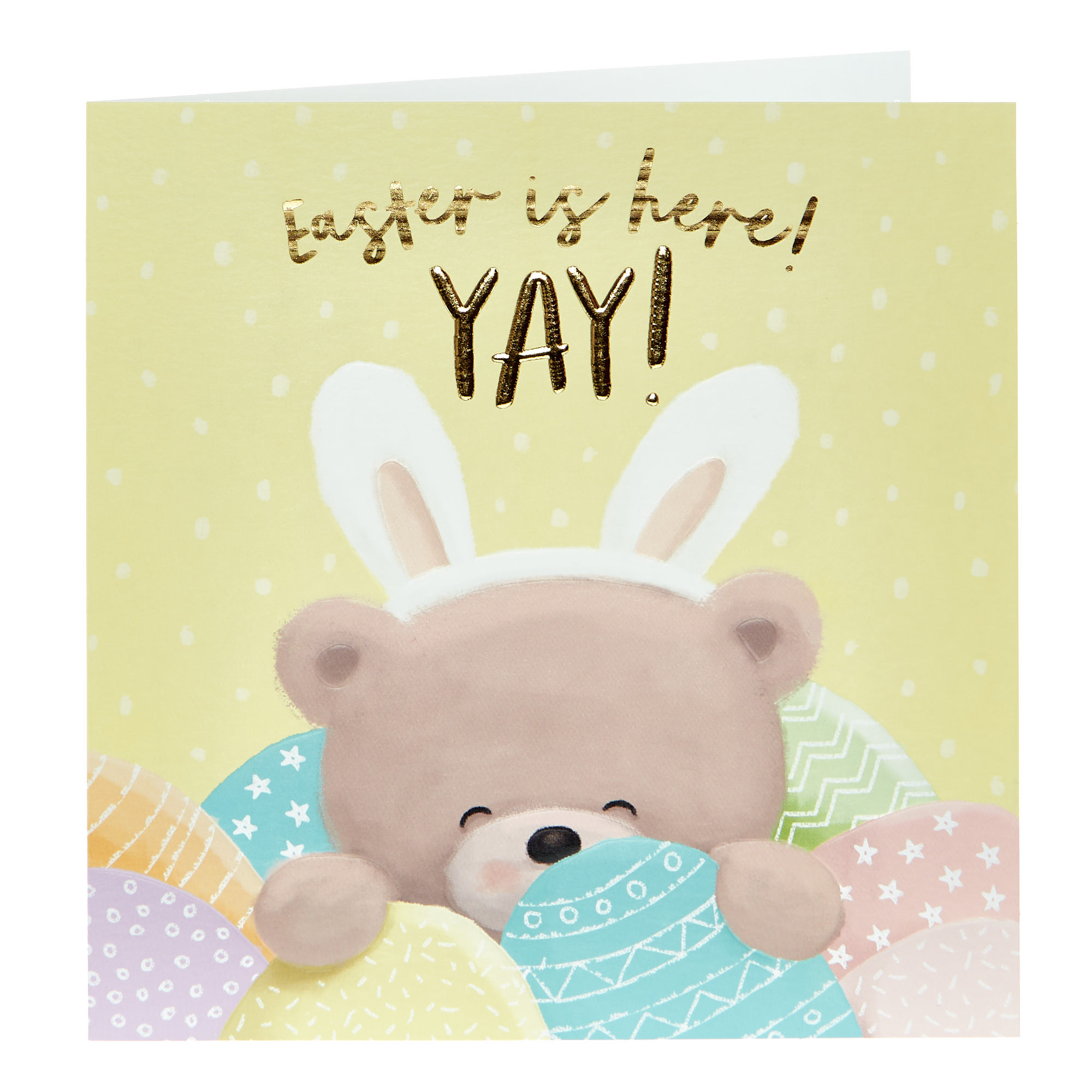 Yay Hugs Easter Card