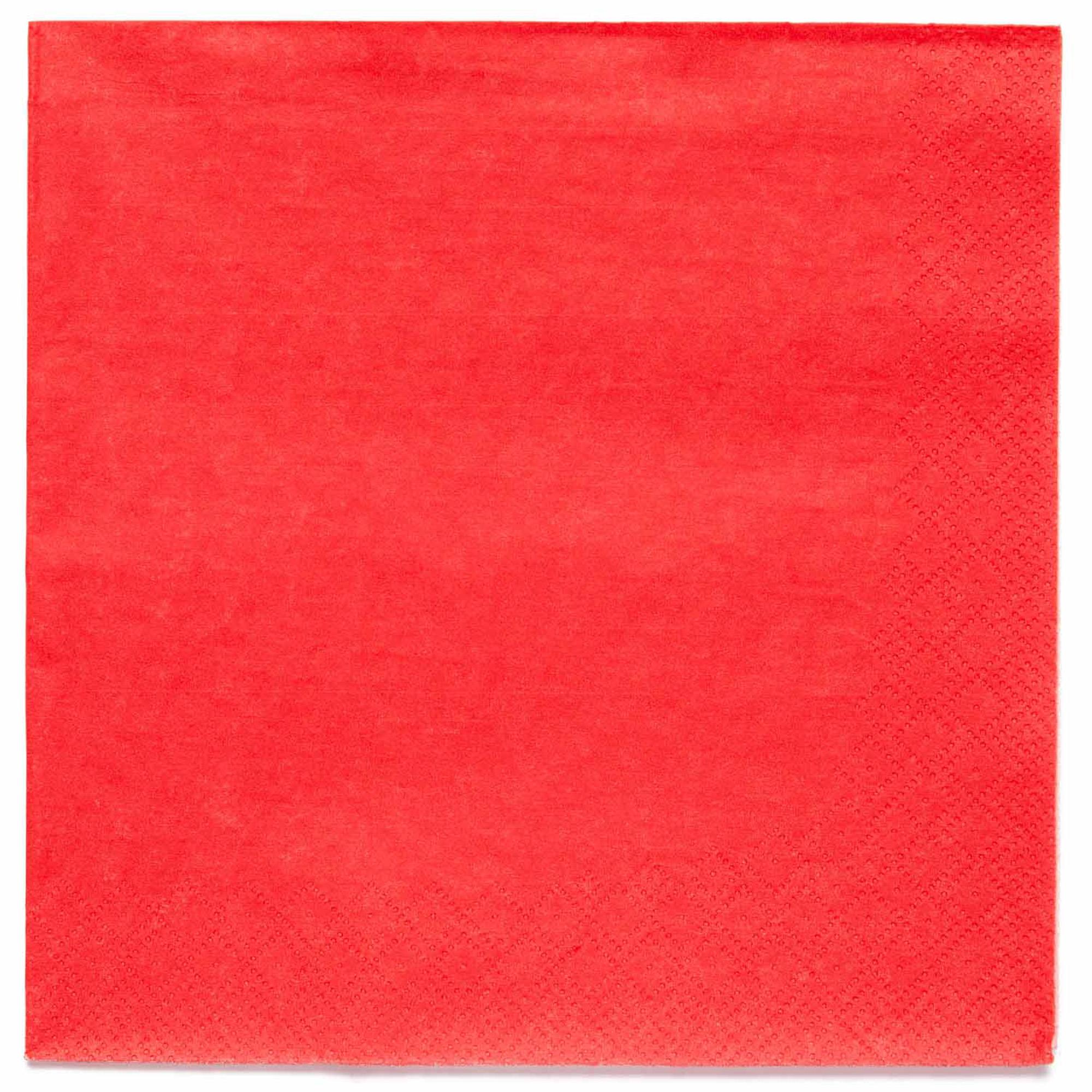 Red Paper Napkins - Pack of 20