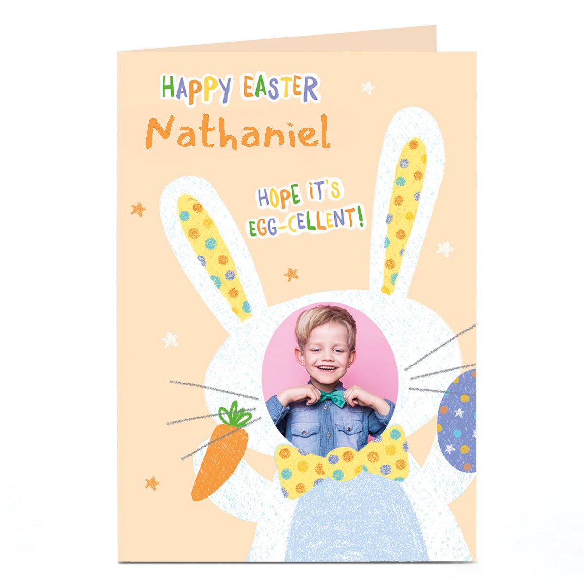 Photo Easter Card - Hope it's Egg-cellent!