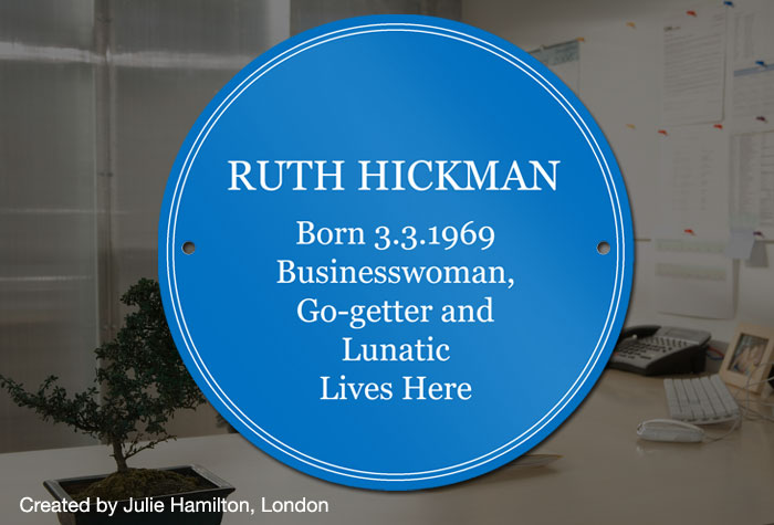 Personalised Heritage Blue Plaque - Birthday