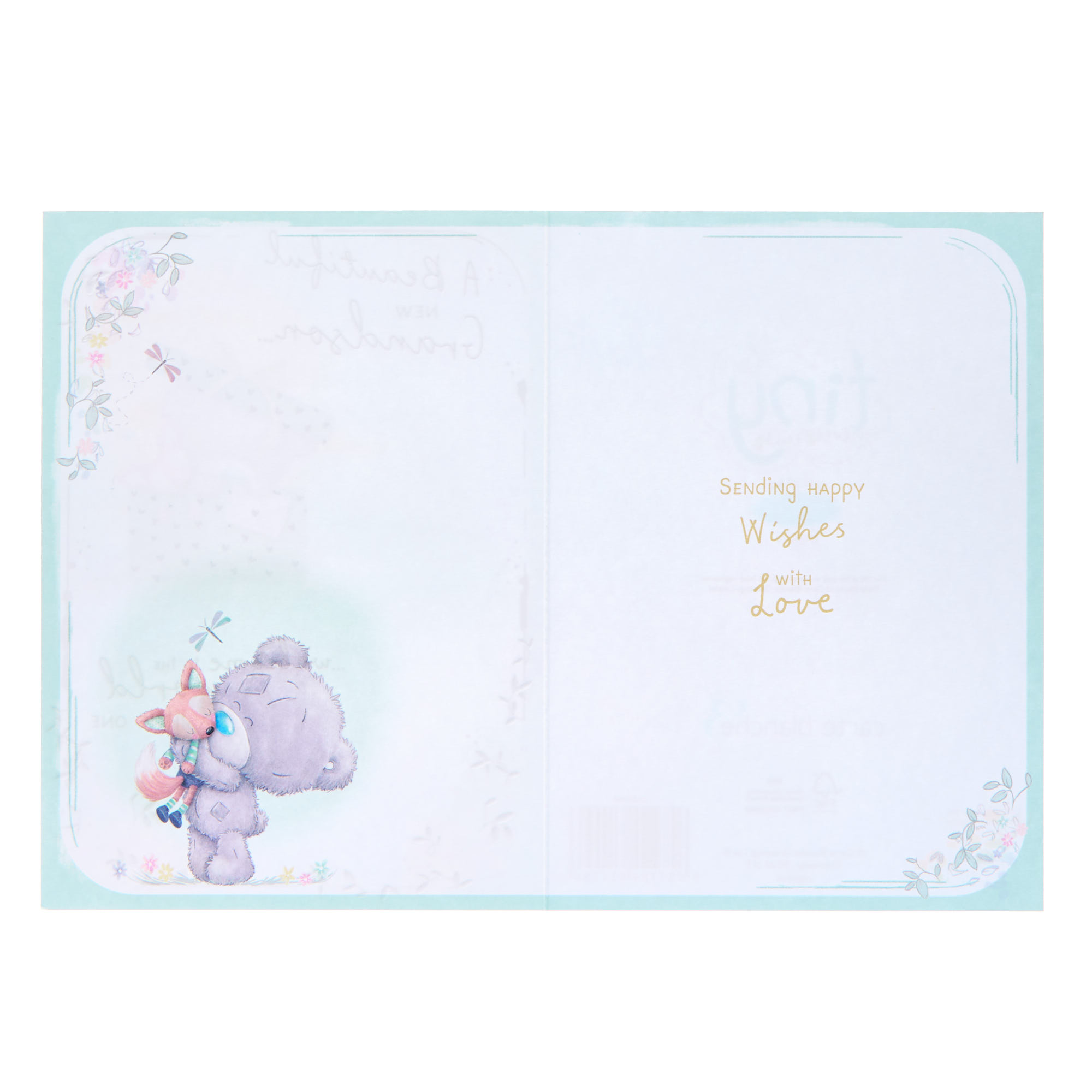 Me To You Tatty Teddy New Baby Grandson Card