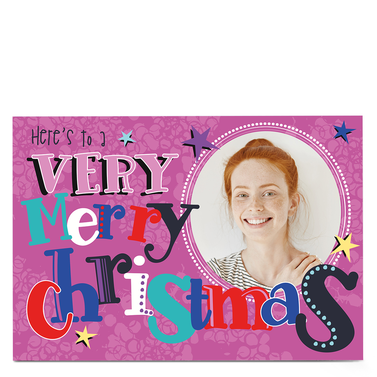 Photo Rachel Griffin Christmas Card - Purple