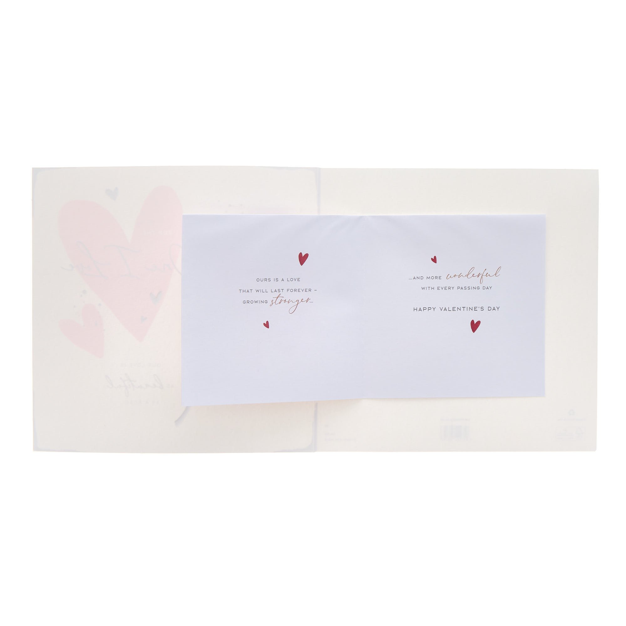 For The One I Love Red Rose Luxury Boxed Valentine's Day Card