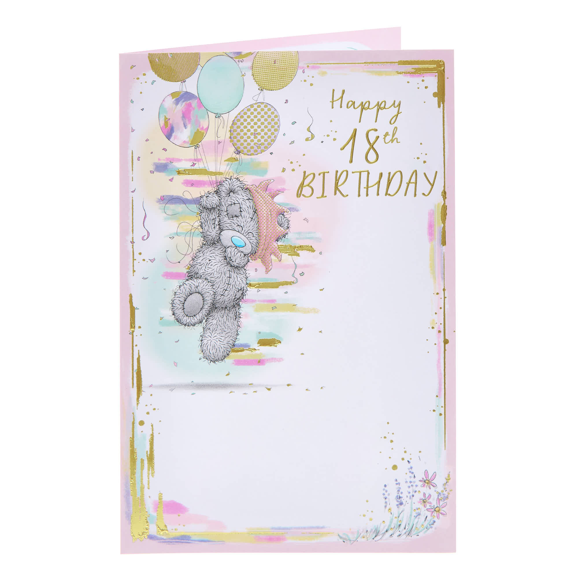 Me To You Tatty Teddy Happy 18th Birthday Card