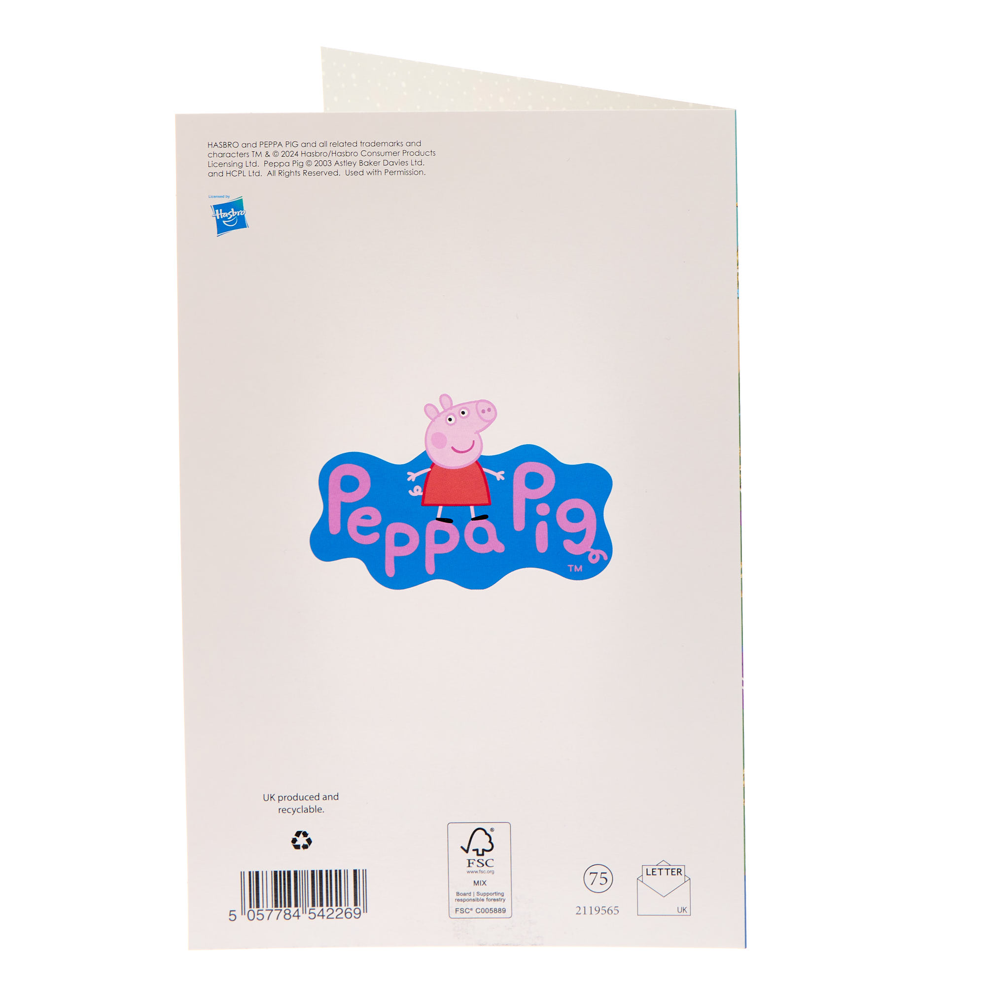 Peppa Pig Mummy Christmas Card