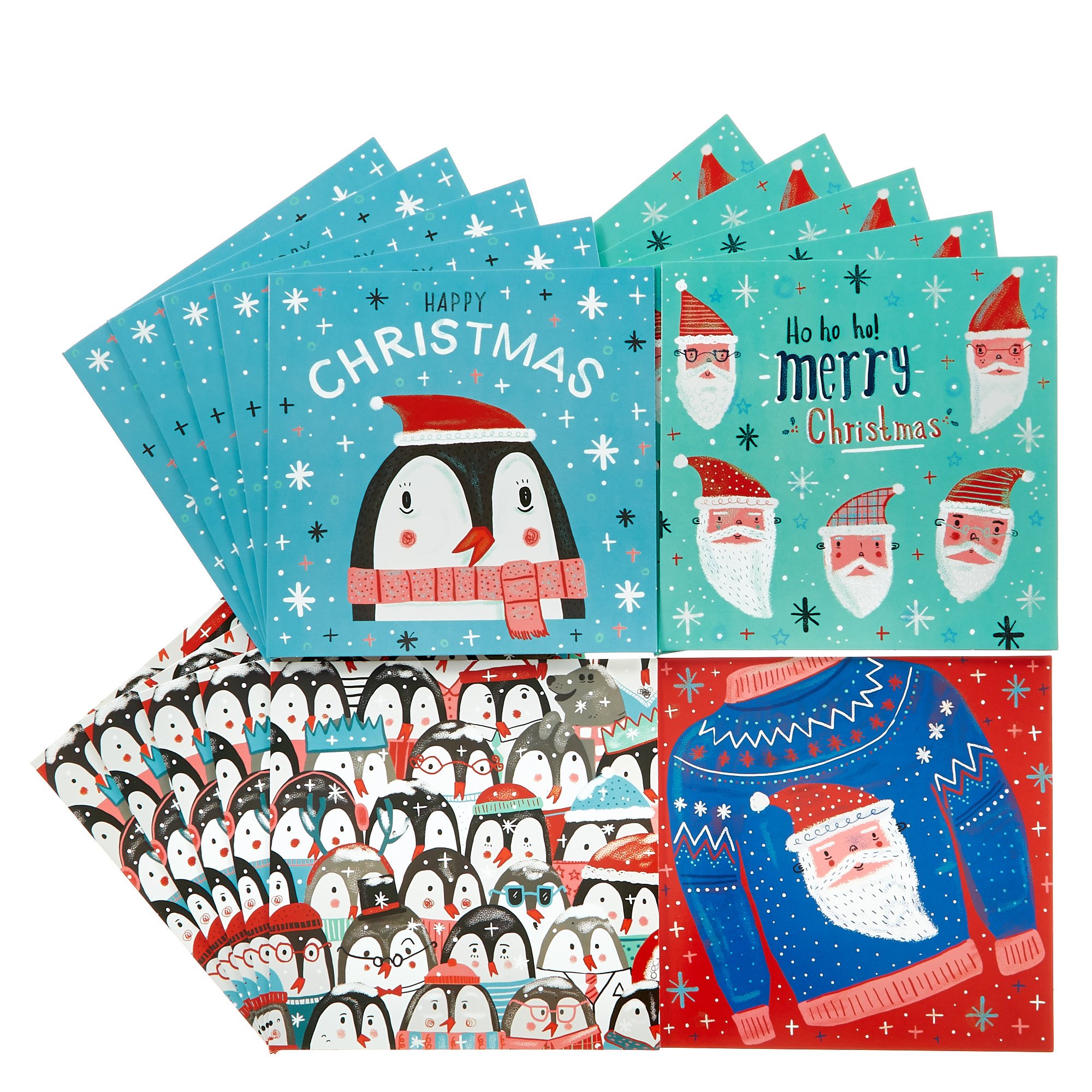 20 Children's Charity Christmas Cards - 4 Designs 