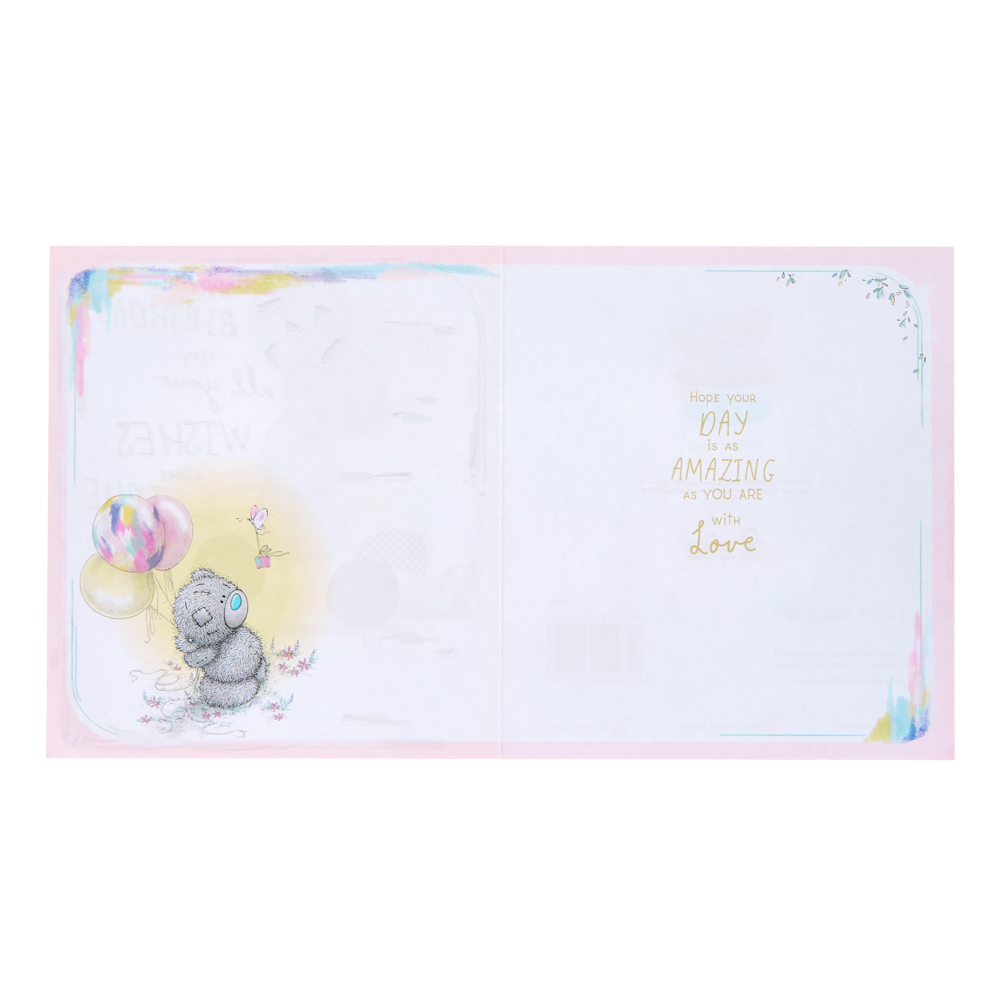 Me To You Tatty Teddy Wishes Come True Birthday Card