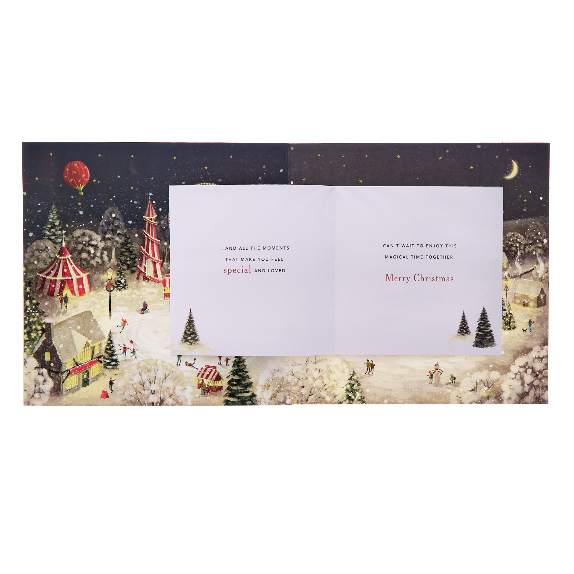 Boyfriend Christmas Fair Premium Christmas Card