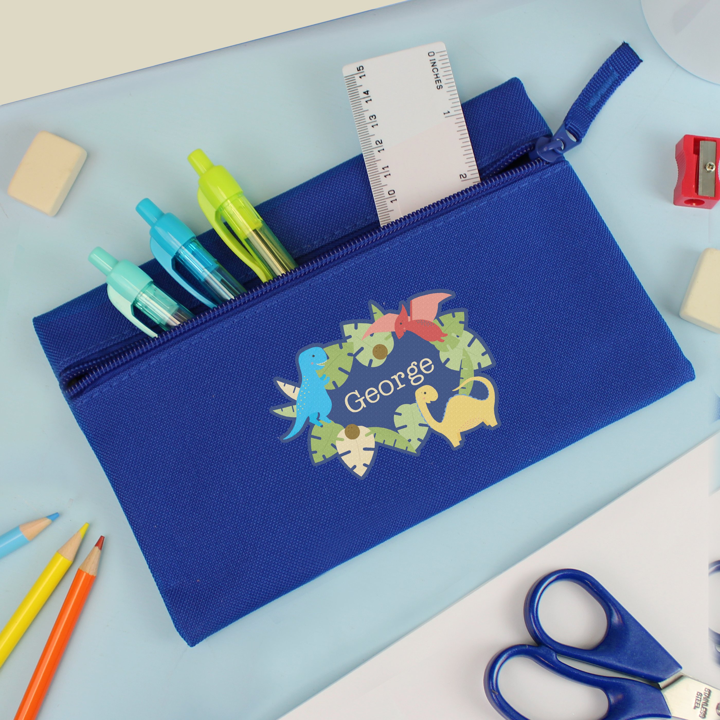 Personalised Pencil Case - Dinosaur