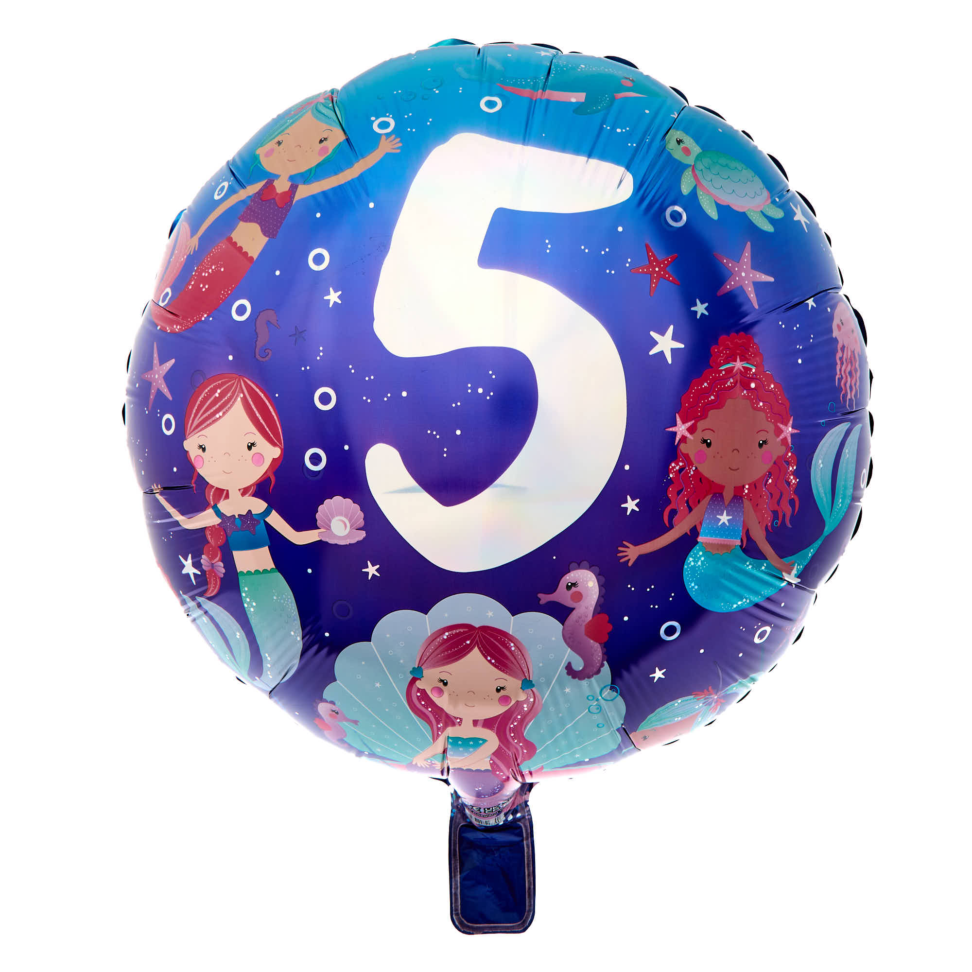 Mermaids 5th Birthday Balloon Bouquet - DELIVERED INFLATED!