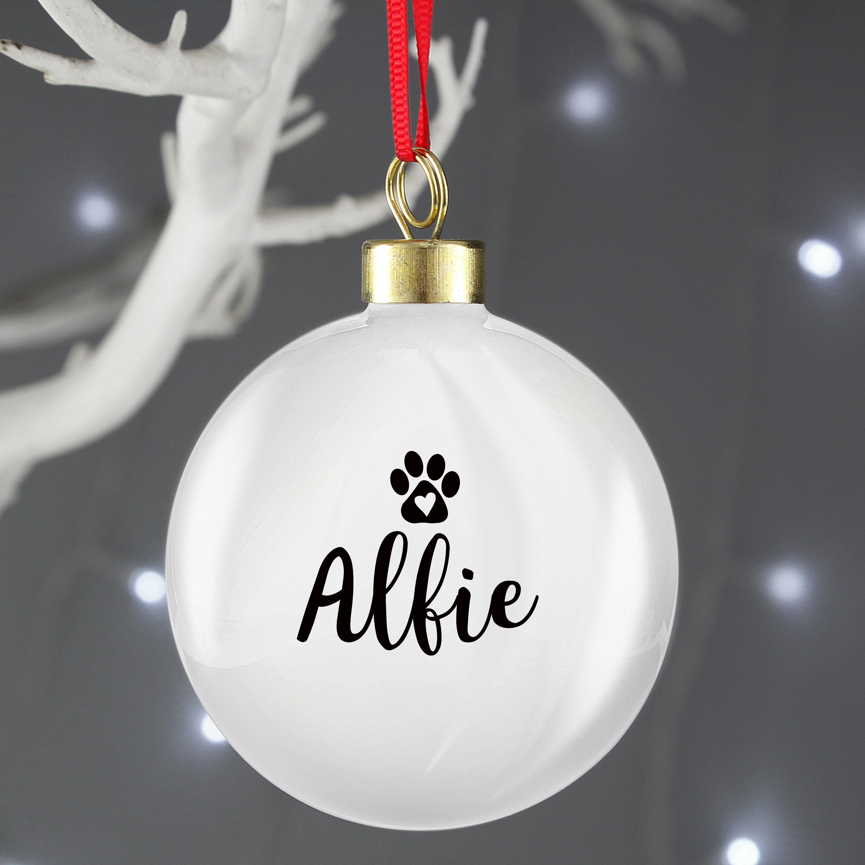 Personalised Pet Ceramic Bauble