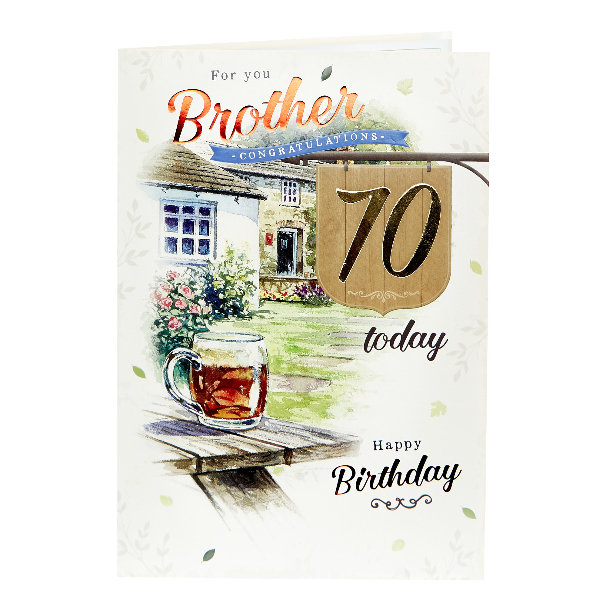 70th Birthday Card Messages For Brother