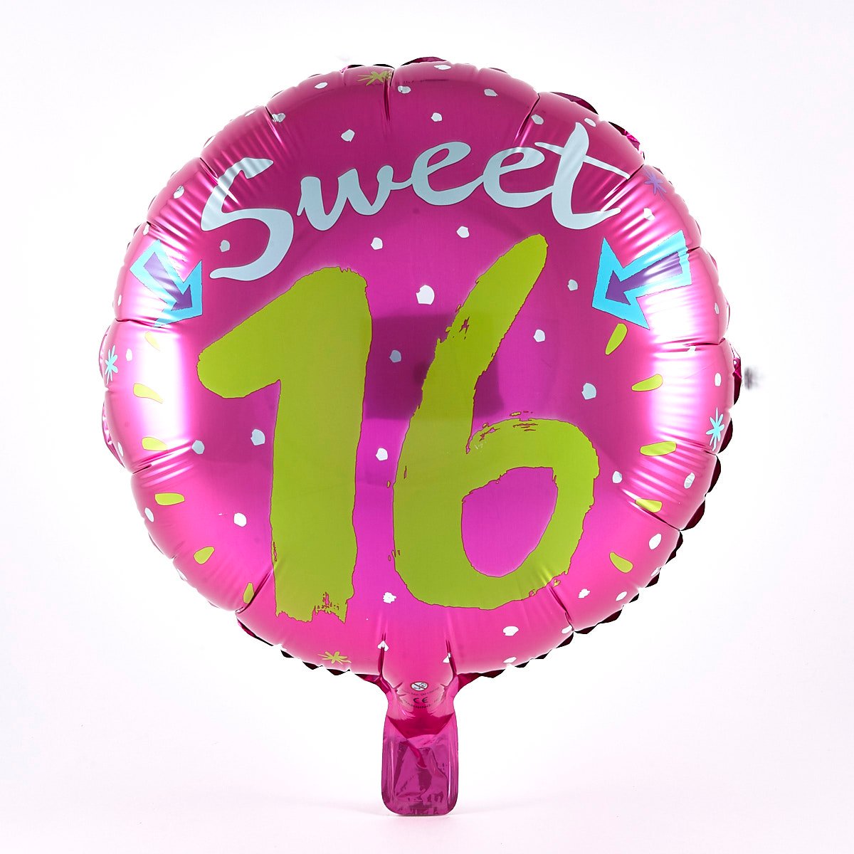 Sweet 16 Pink Foil Helium Balloon