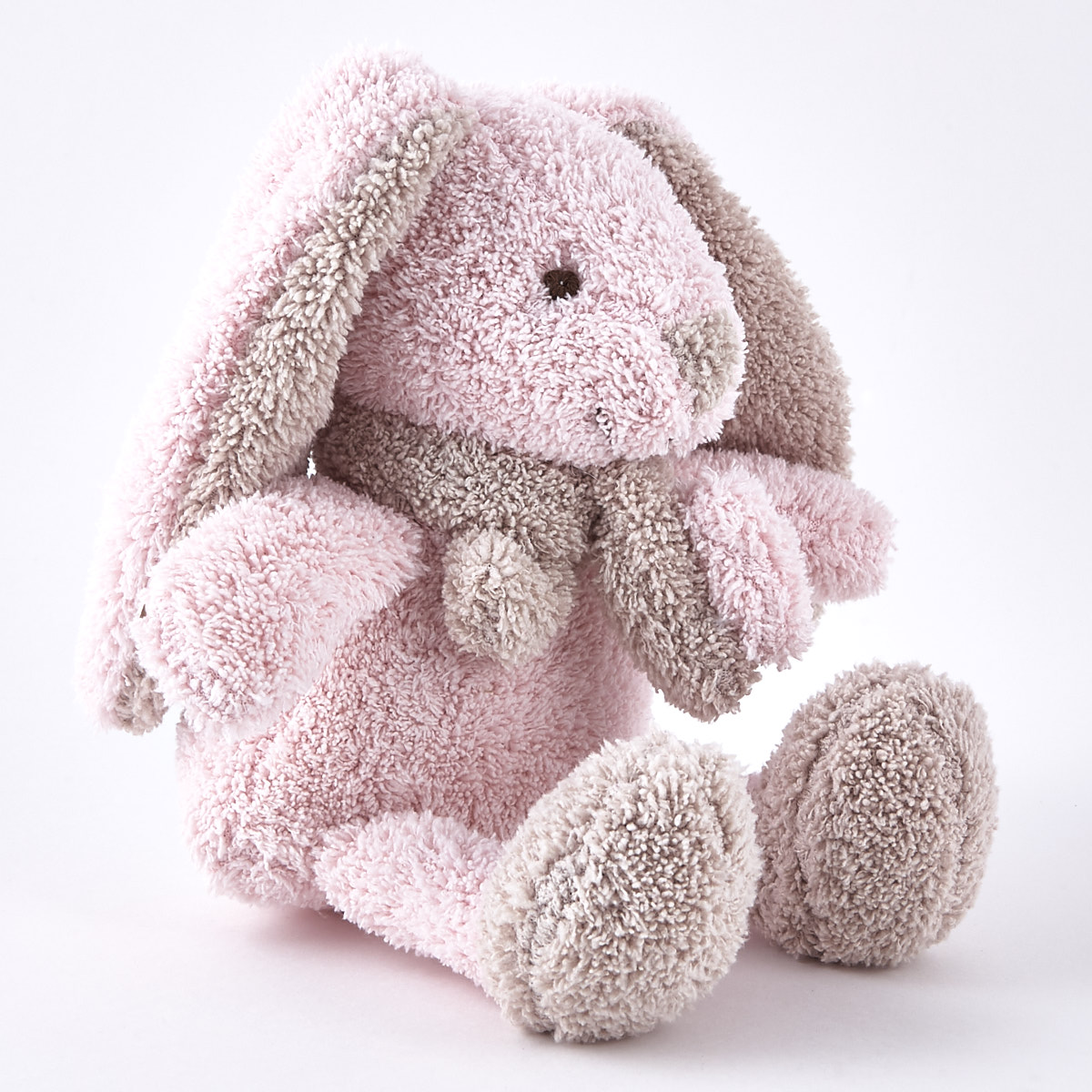 Tiny Treasures - Pink Rabbit Towel Plushie 