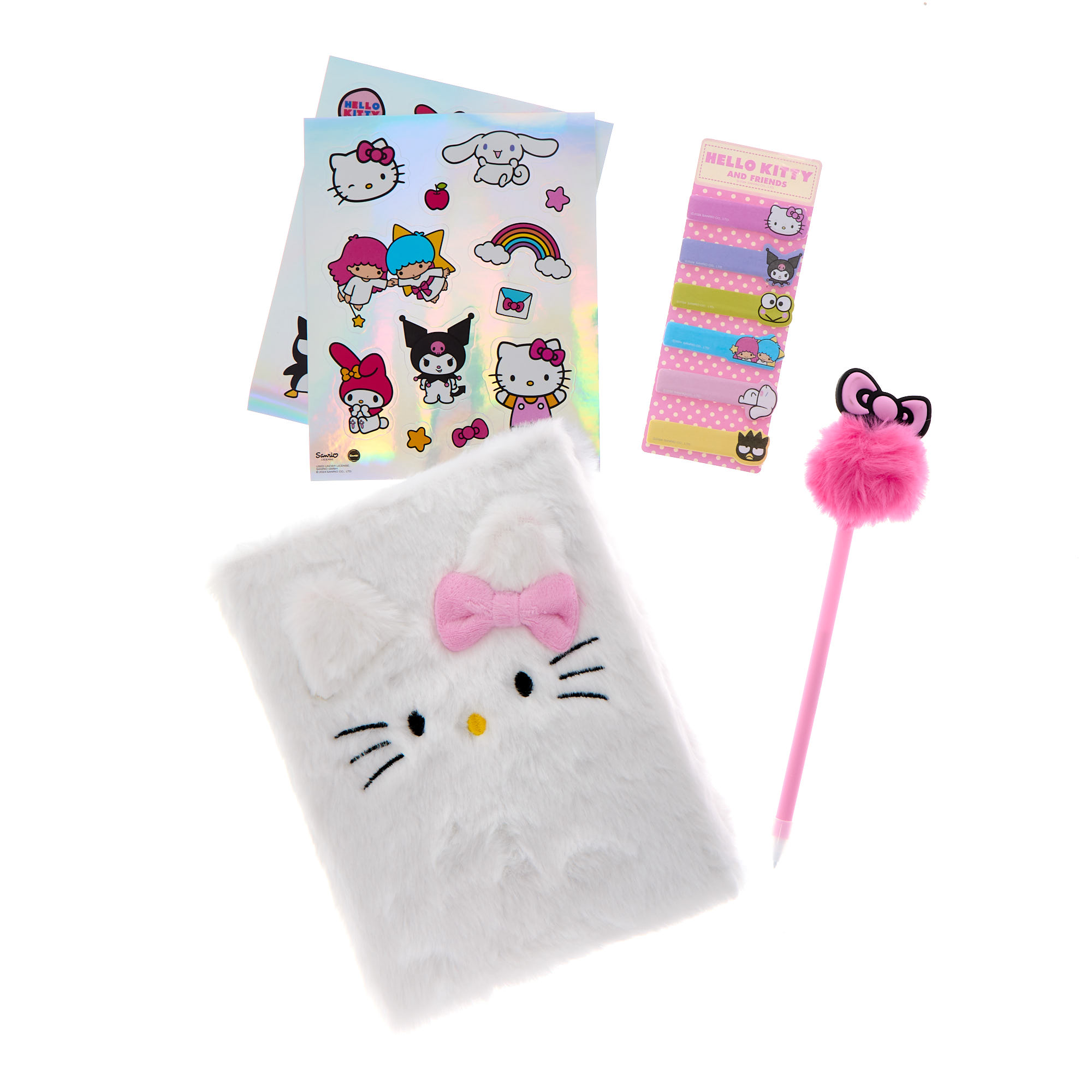 Hello Kitty & Friends Fluffy Diary Set