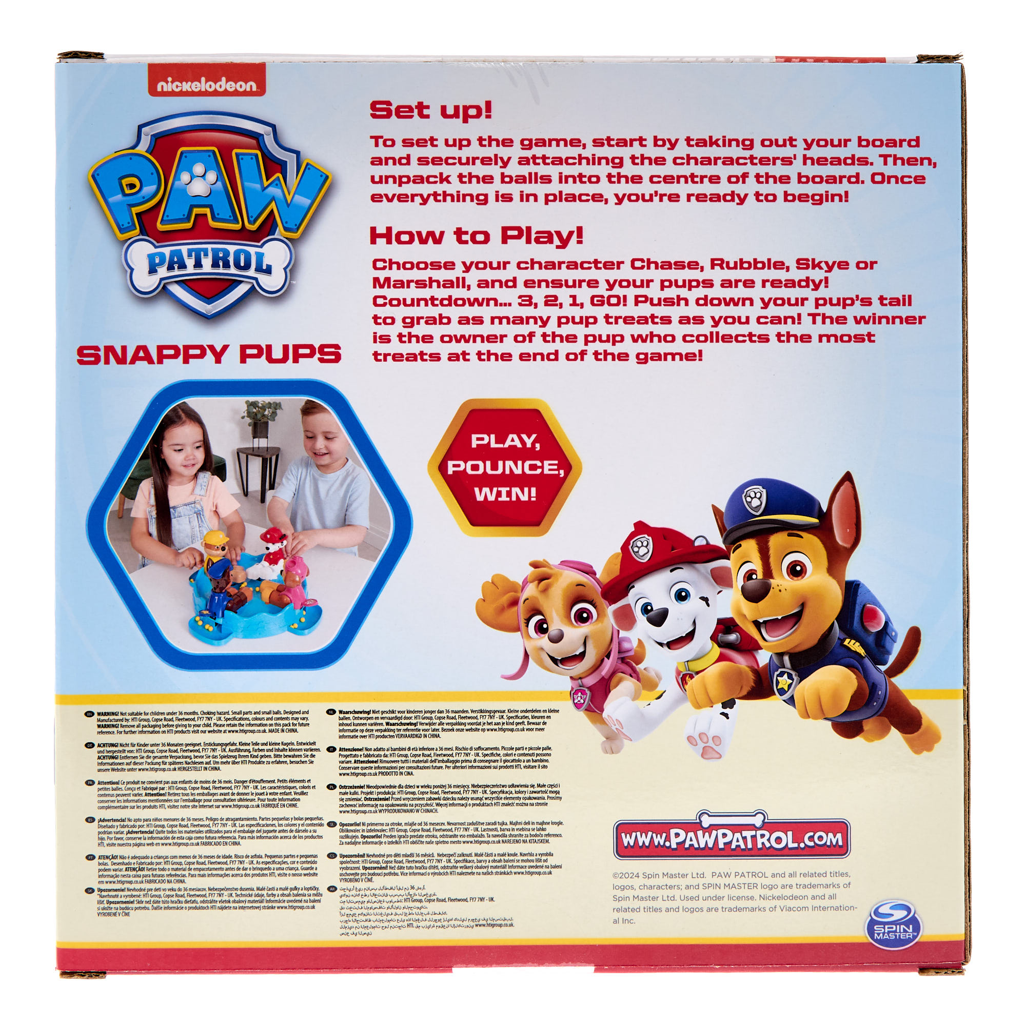 Paw Patrol Snappy Pup Game 