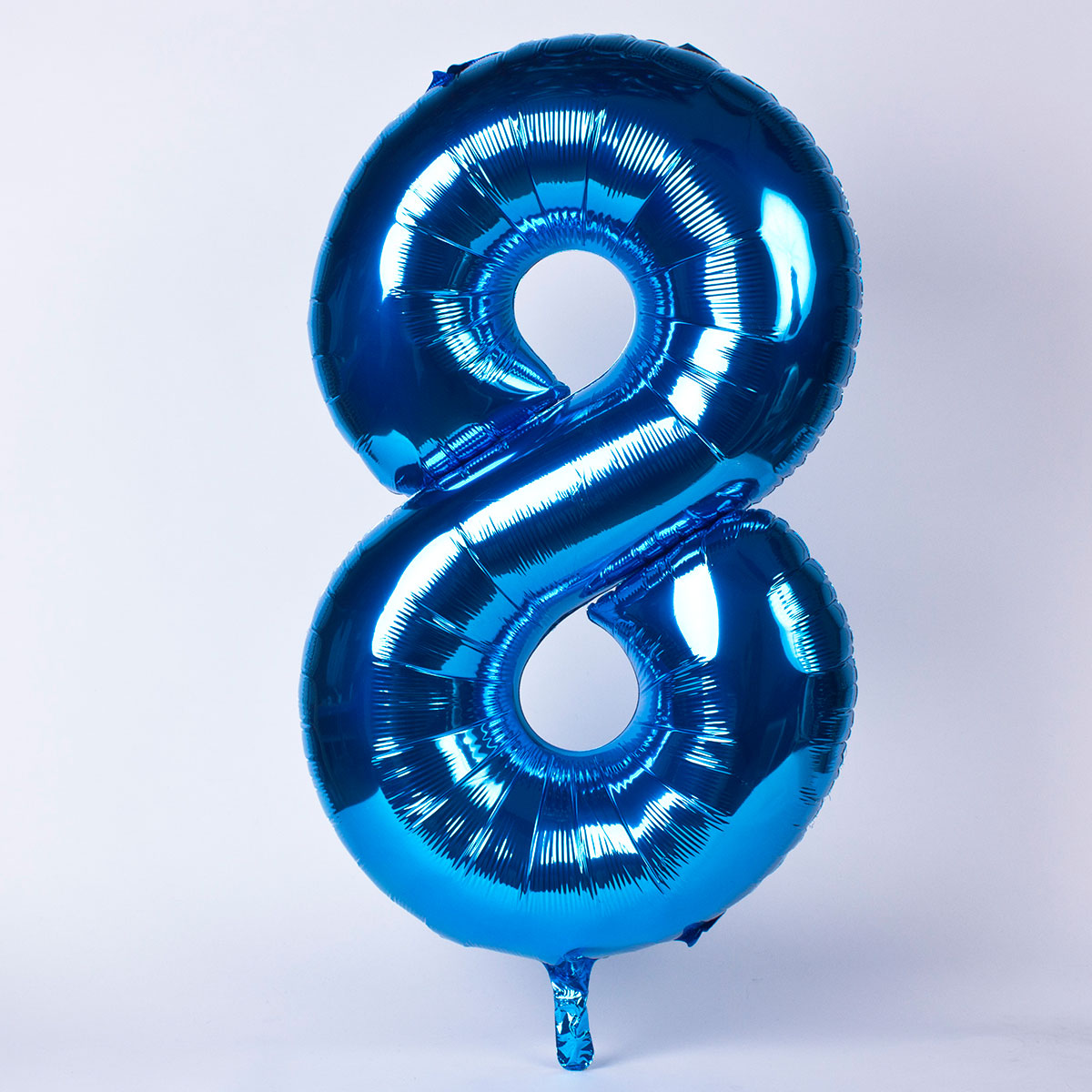 Buy Blue Number 8 Giant Foil Helium Balloon Inflated For Gbp 14 99 Card Factory Uk