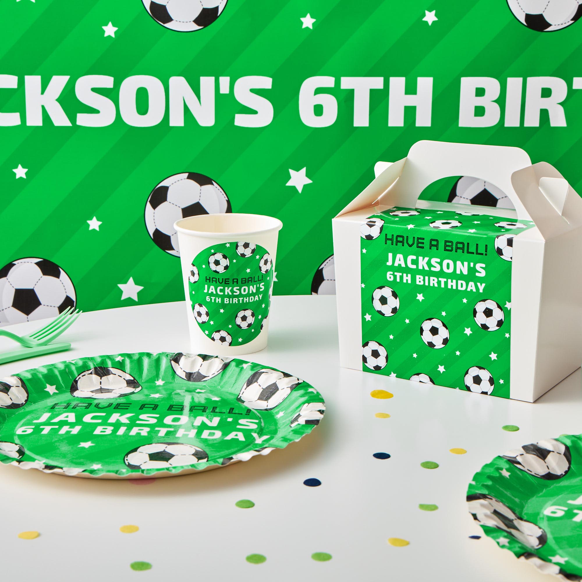 Football Personalised Party Box