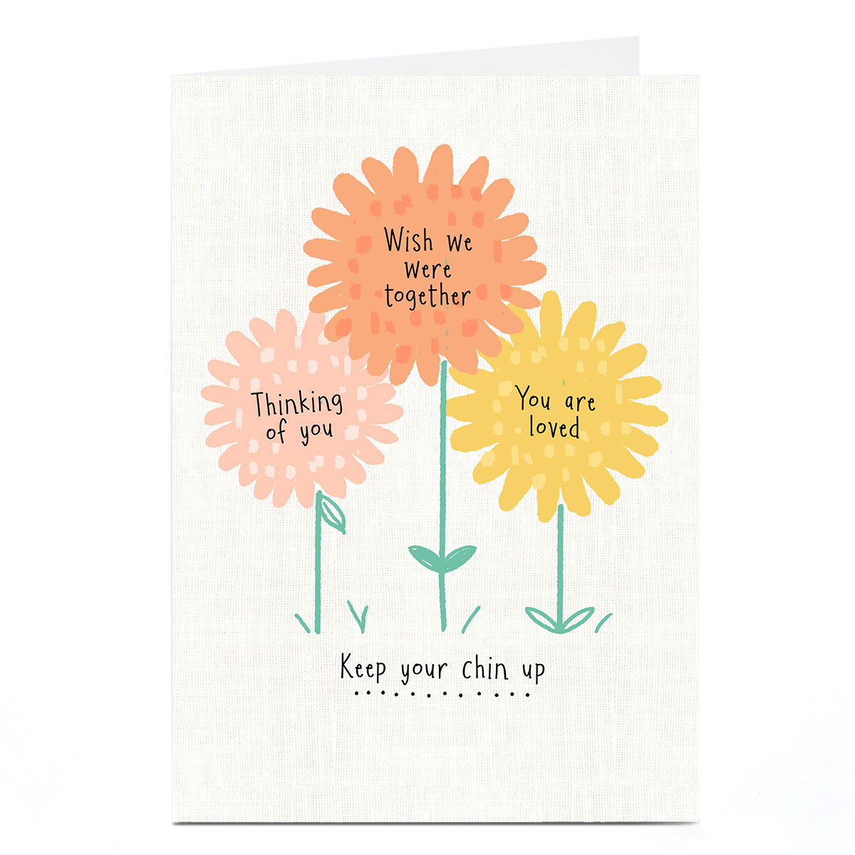 Personalised Card - Keep Your Chin Up