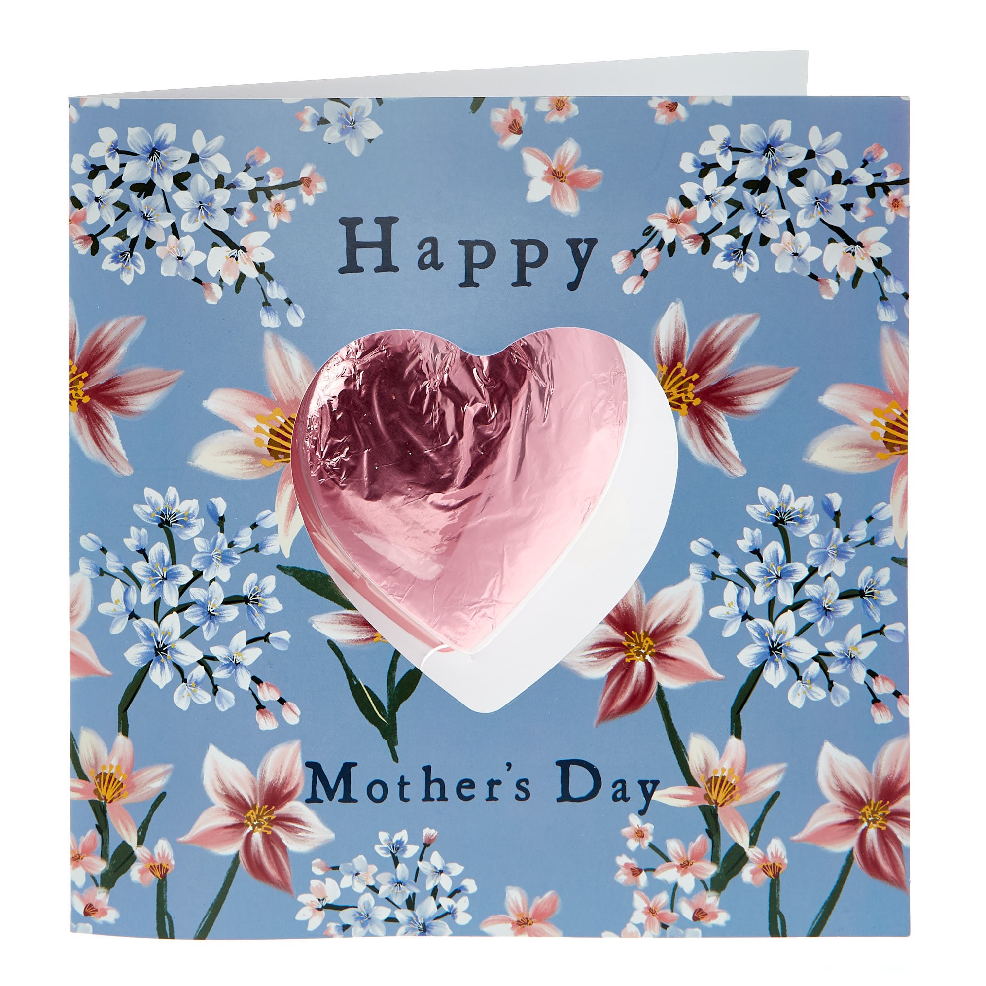 Mother's Day Card With Chocolate Heart