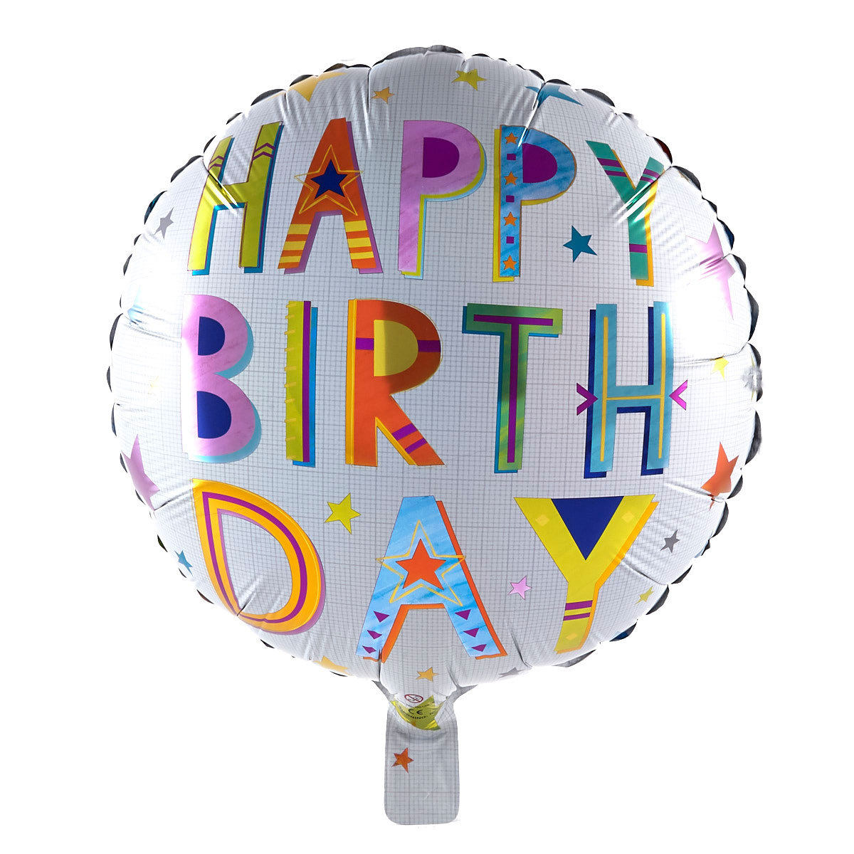 Buy Happy Birthday White Foil Helium Balloon for GBP 2.49 | Card Factory UK