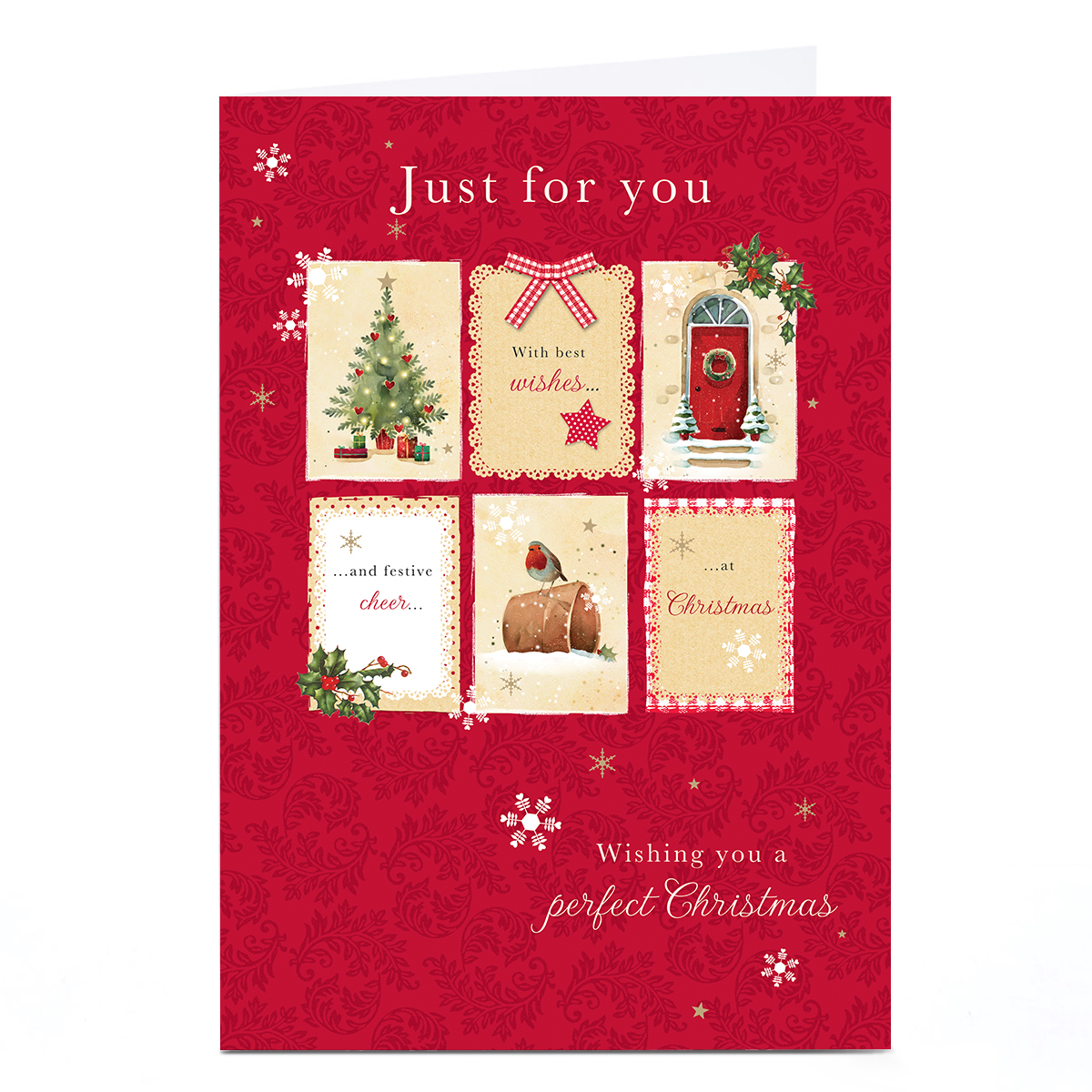 Personalised Christmas Card - Just for You