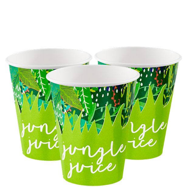 Jungle Birthday Party Tableware & Decorations Bundle - 10 Guests