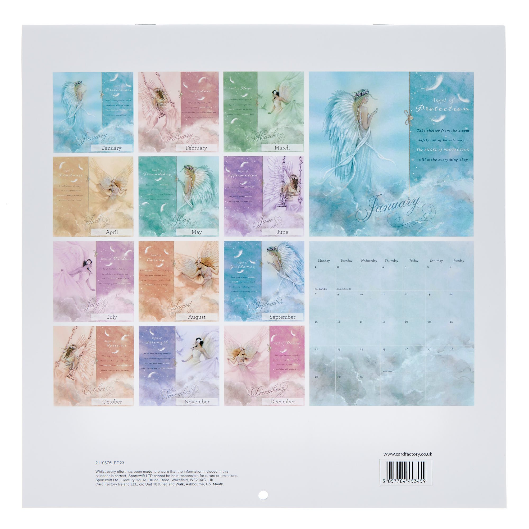 Joy Of The Angels 2024 Square Calendar