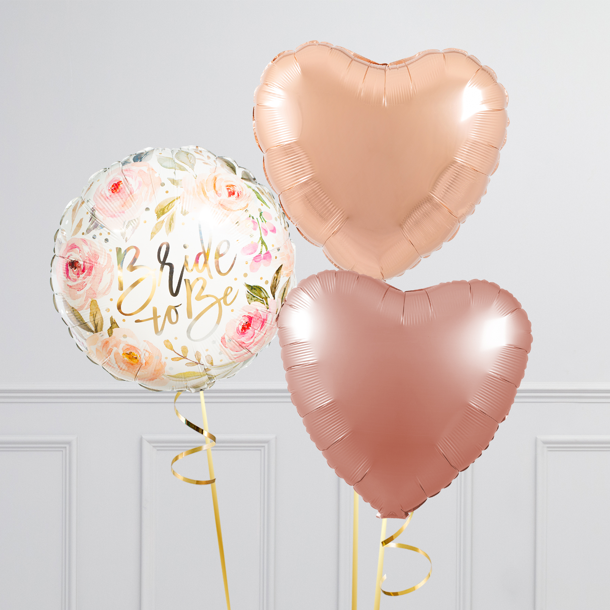 Bride To Be & Hearts Balloon Bundle - DELIVERED INFLATED!