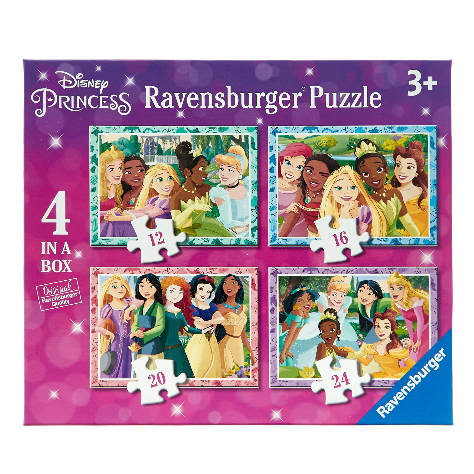 Buy Disney Princess 4 Box Jigsaw Puzzles for GBP 4.99 | Card Factory UK