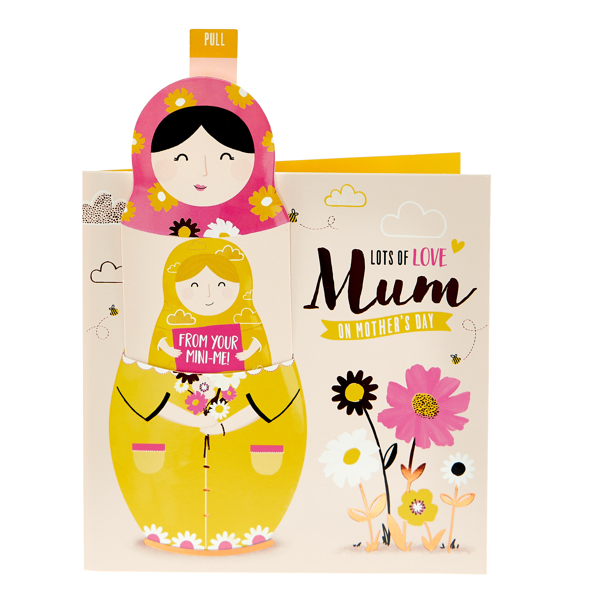 Boutique Mother's Day Pull-Tab Card - Love Mum