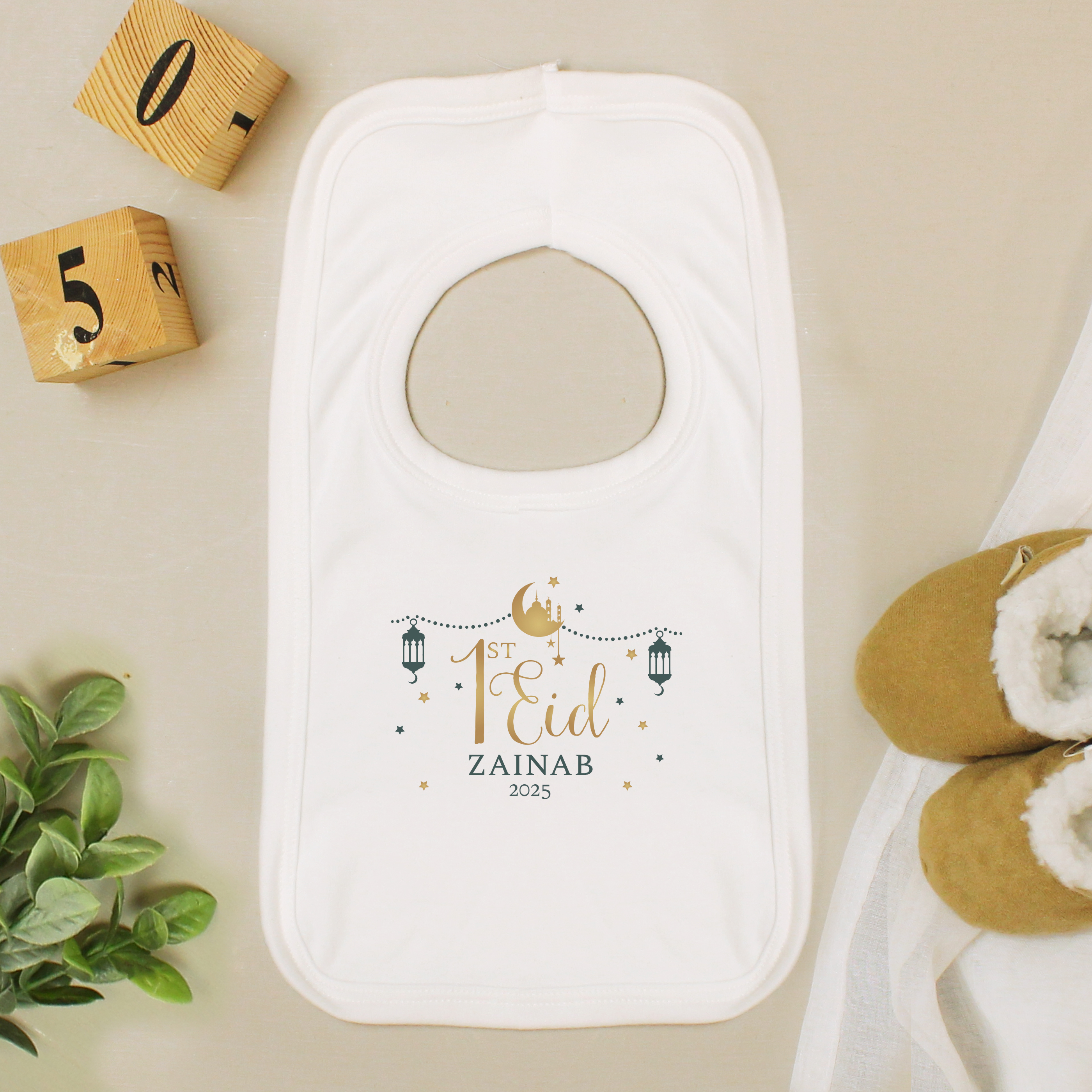 Personalised 1st Eid Baby Bib