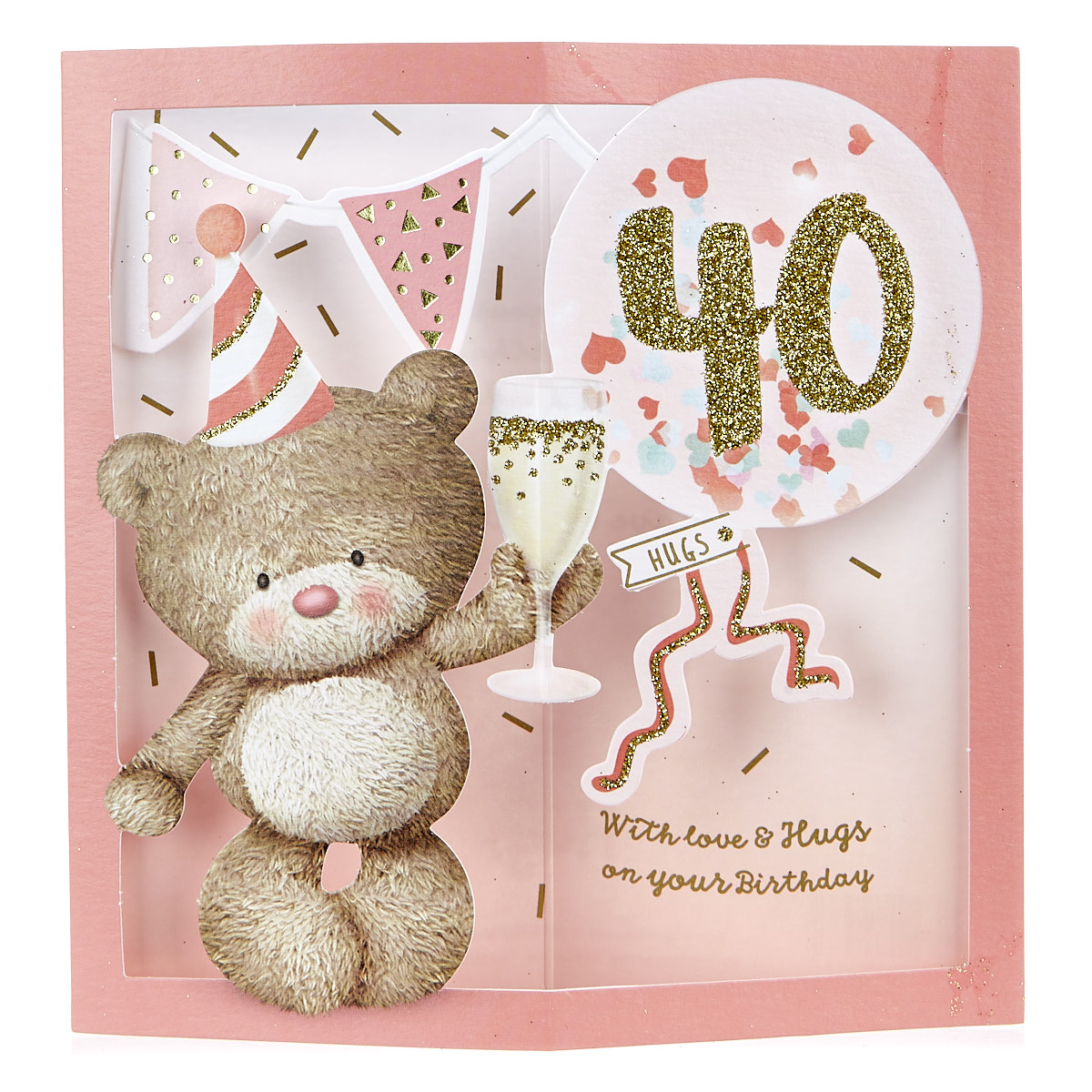 hugs bear card factory