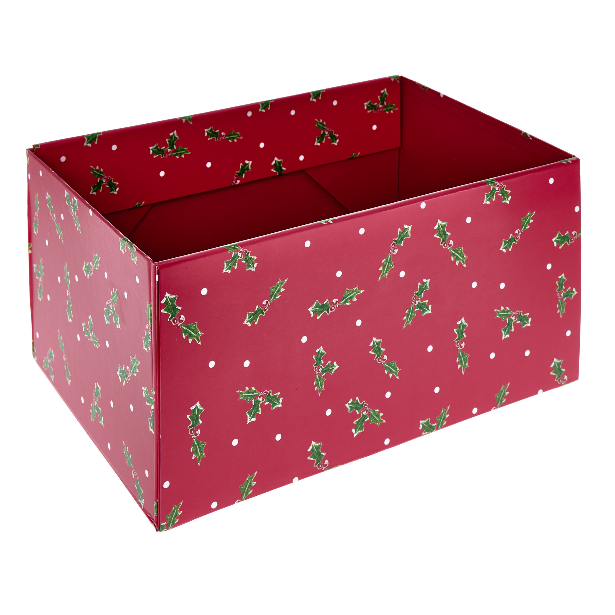 Festive Wreath Medium Collapsible Christmas Gift Box