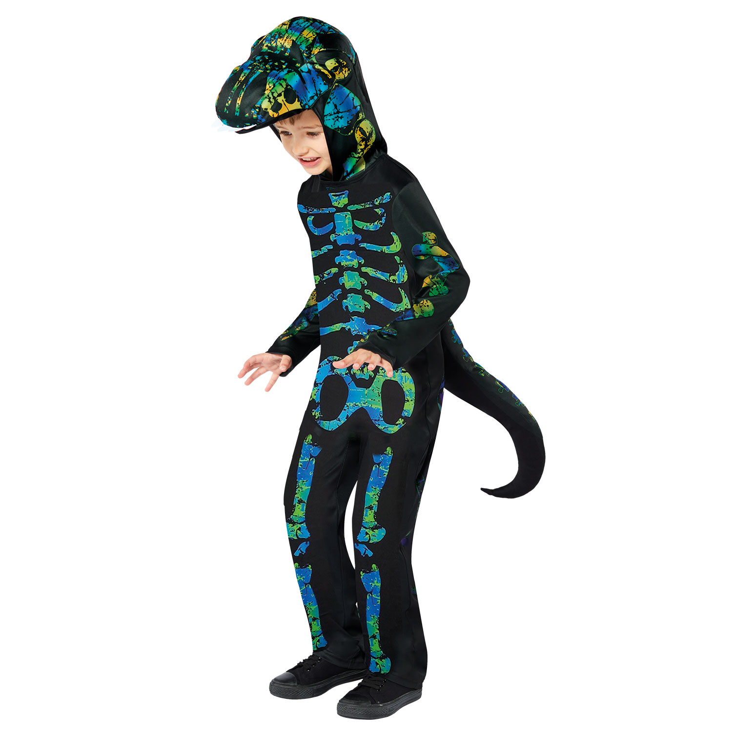 Skeleton Dino Children's Fancy Dress Costume