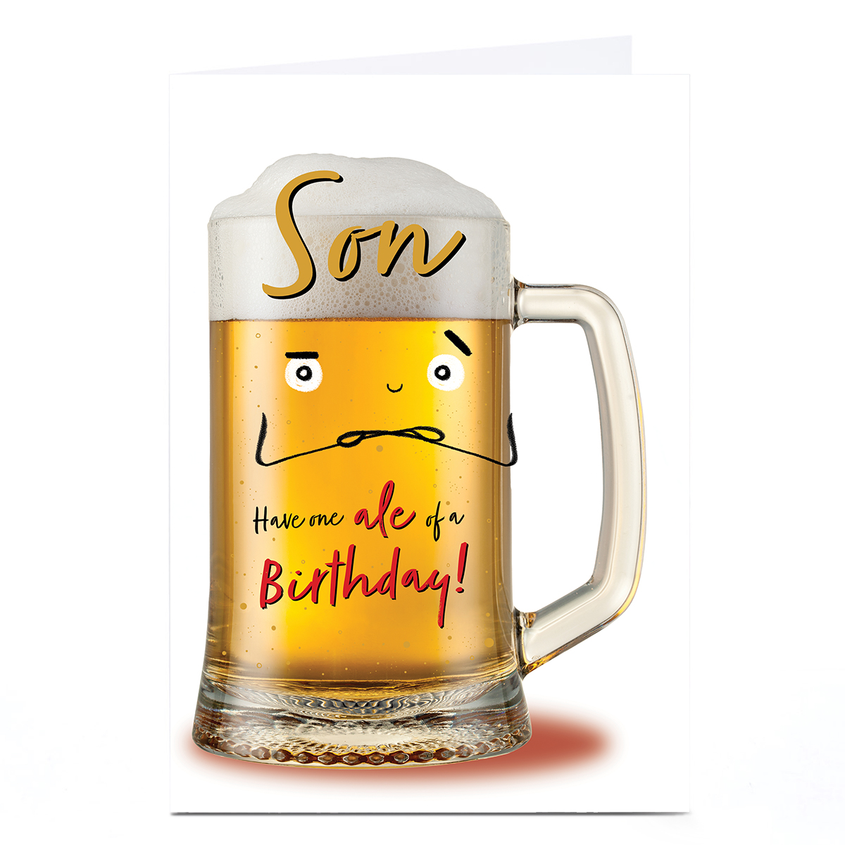 Personalised Birthday Card - One Ale of a Birthday, Son