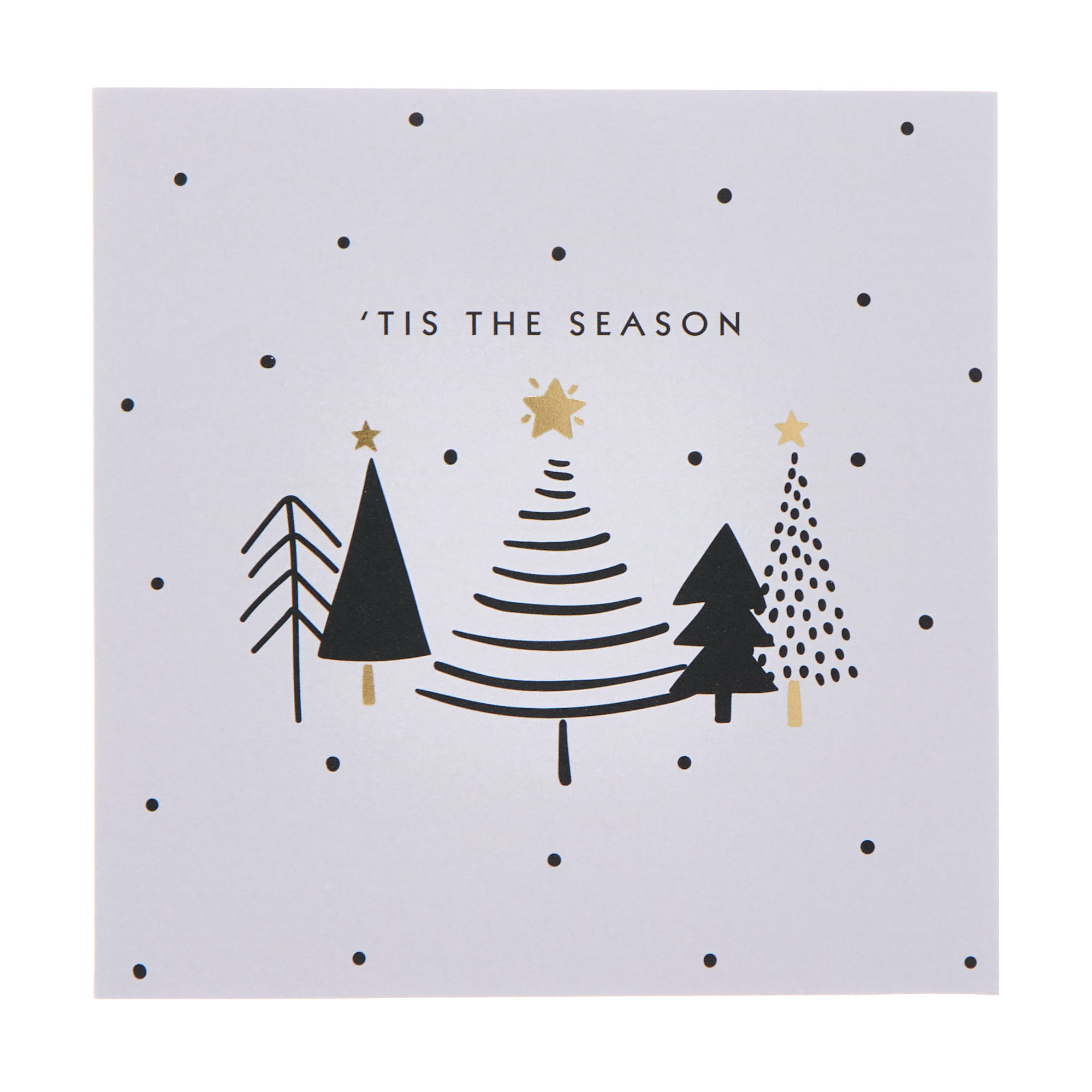 16 Charity Christmas Cards - Modern Trees (2 Designs)