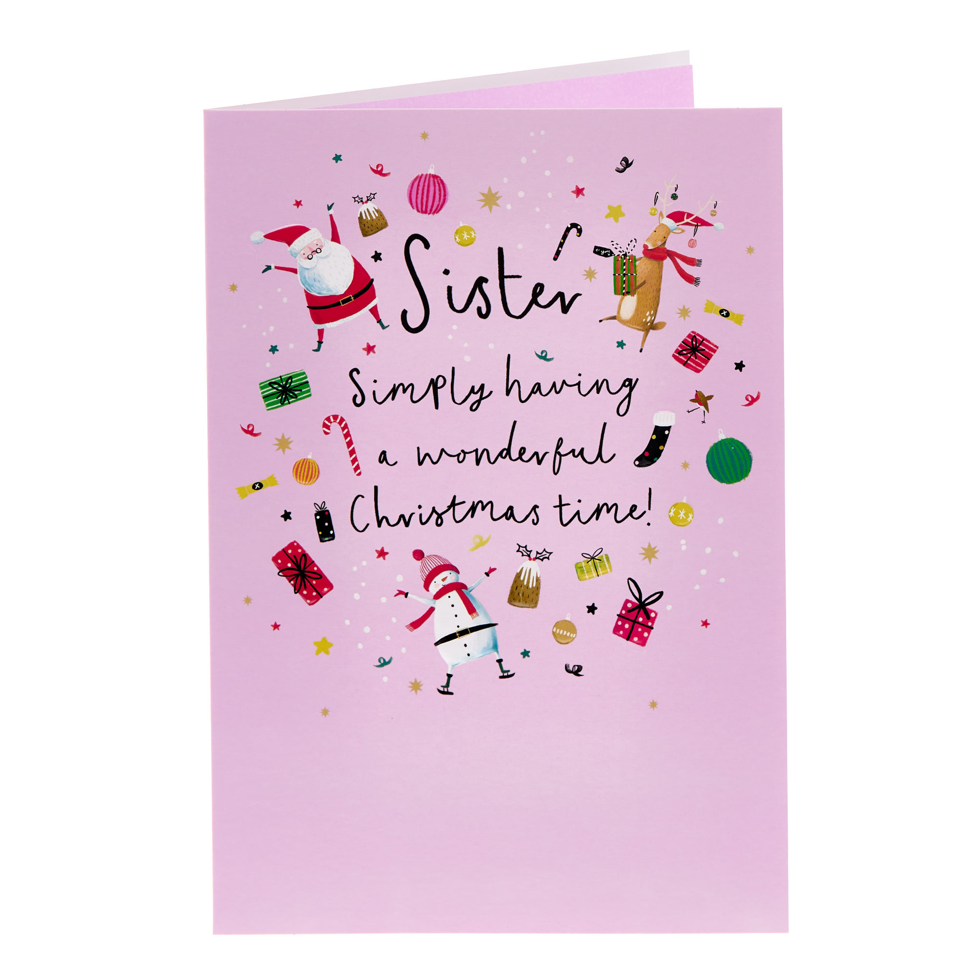 Buy Sister Festive Icons Christmas Card for GBP 1.49 | Card Factory UK