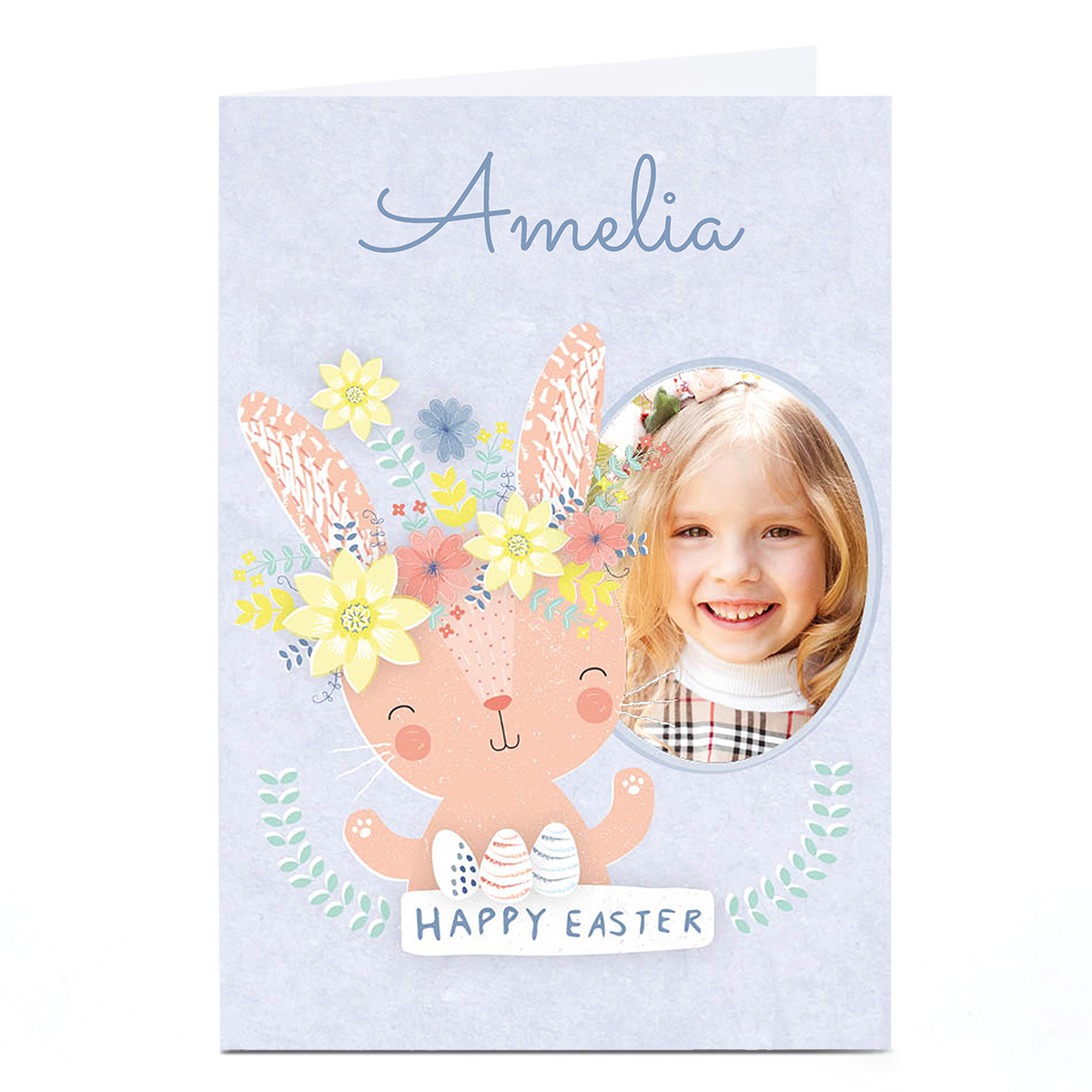 Buy Photo Juniper And Rose Easter Card Pink Bunny For Gbp 229 Card Factory Uk 5768