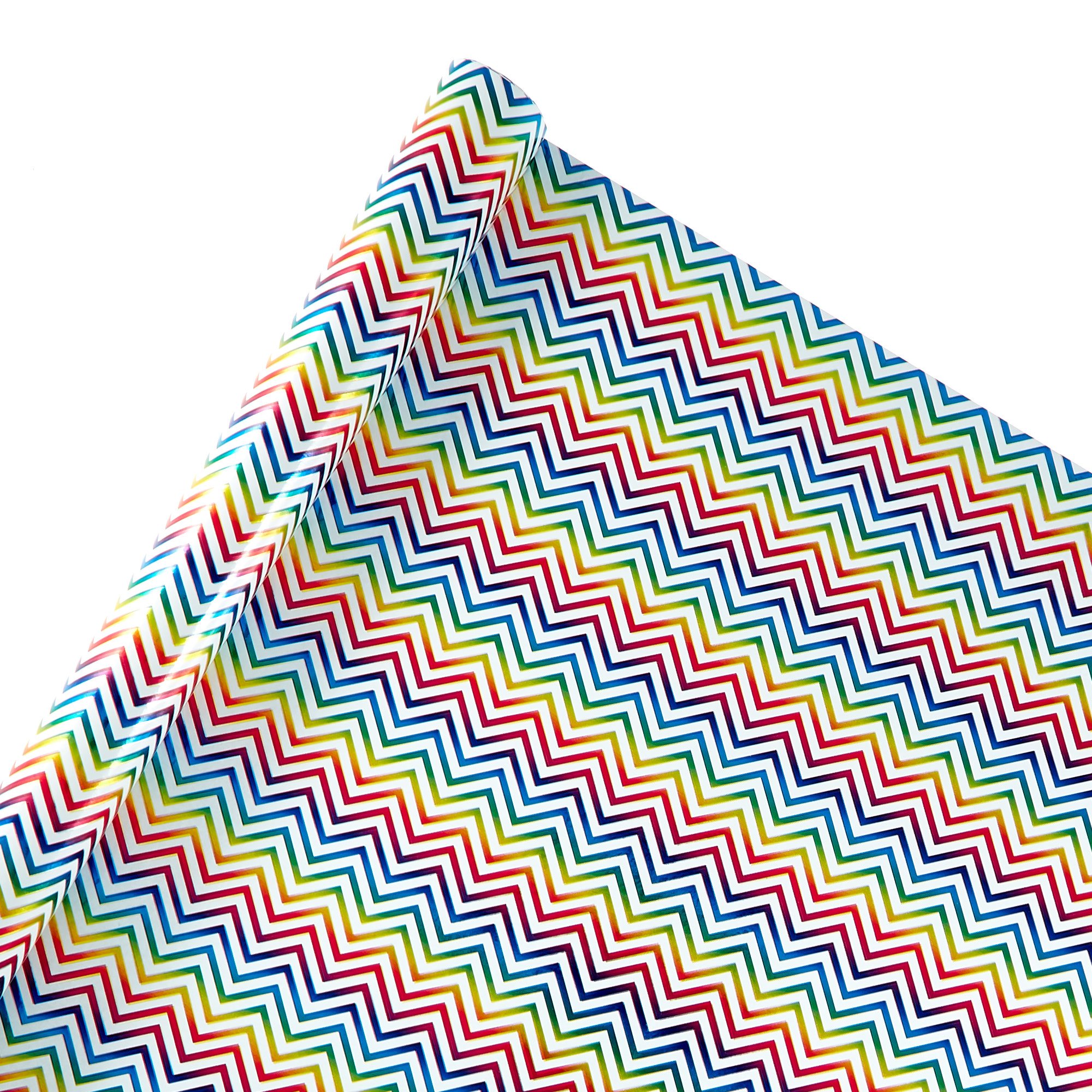 Rainbow Themed Wrapping Paper - 4 Rolls 