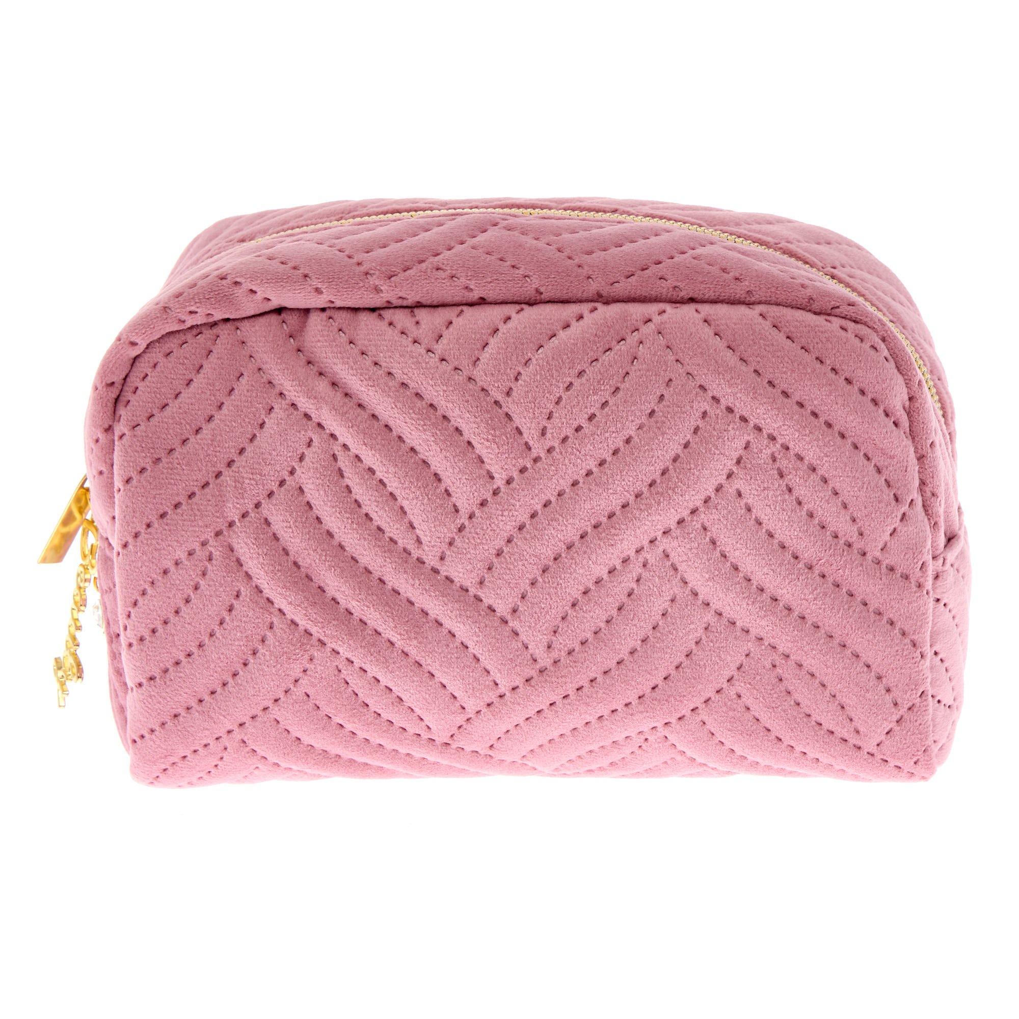 Pink Beauty Quilted Make Up Bag