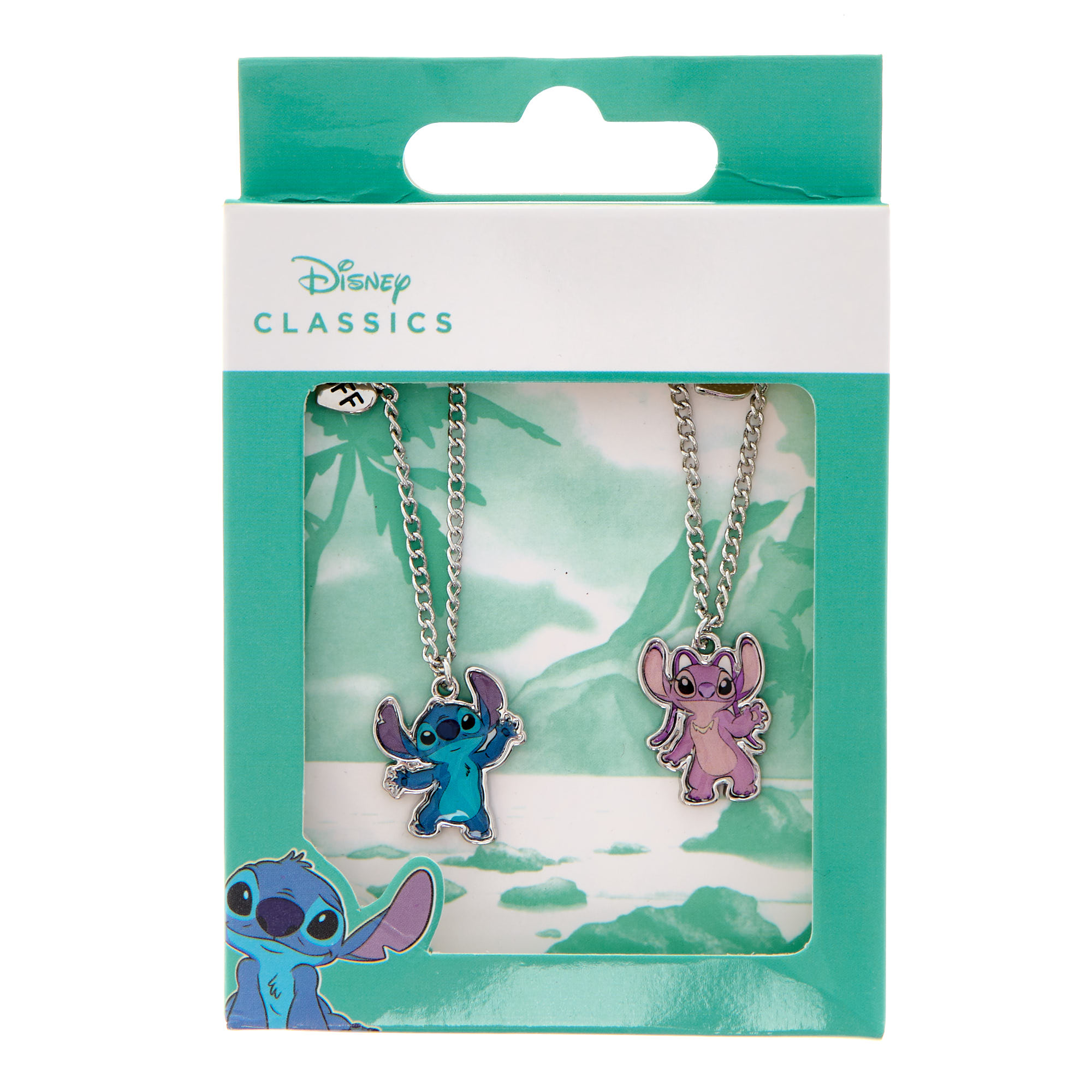 Stitch & Angel BFFs Necklace Duo Gift Set