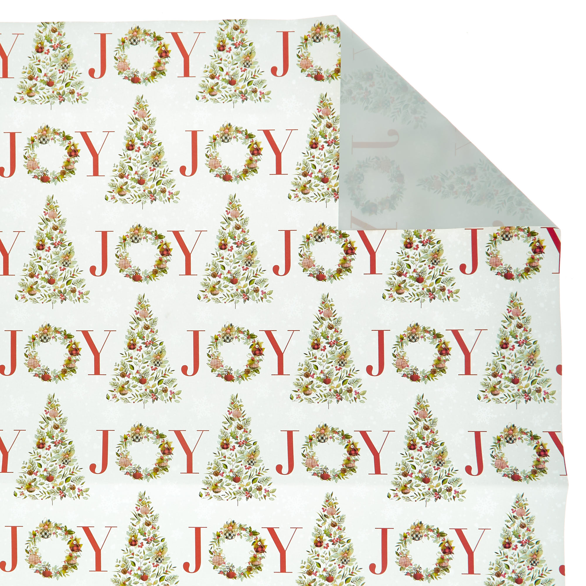 Joy Reversible Gold and Black Polka Dot Gift Gift Wrapping Paper