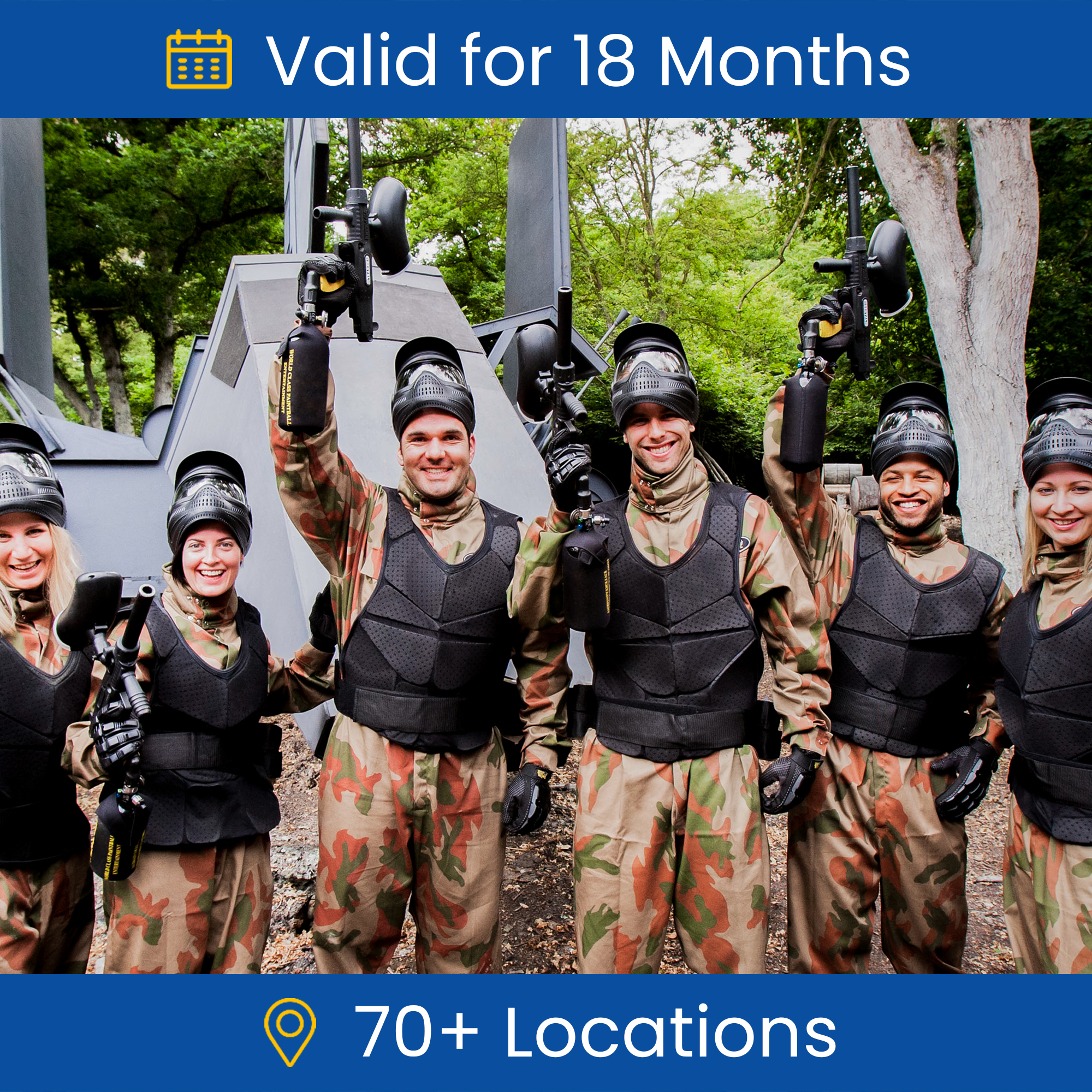 Paintball Combat for Eight Gift Experience Day
