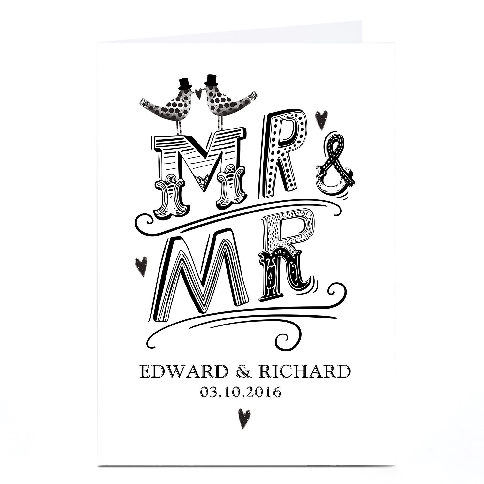 buy-personalised-wedding-card-mr-mr-love-birds-for-gbp-1-79-card-factory-uk